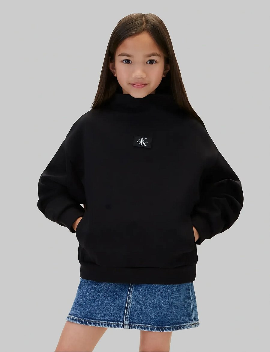 Calvin Klein - INTERLOCK SWEATSHIRT - pvh black - 3