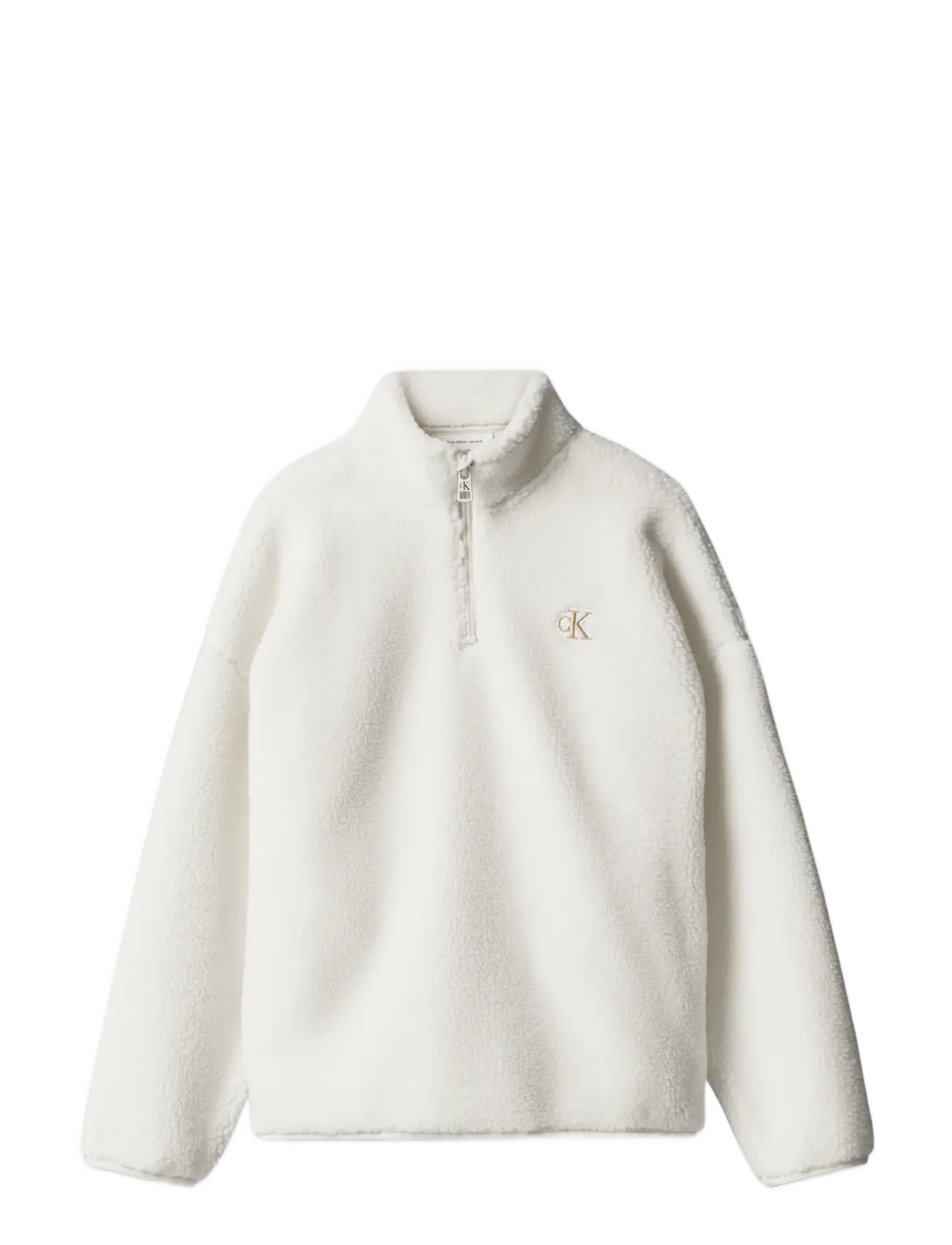 Calvin Klein - SHERPA HALF ZIP - turtledove - 1