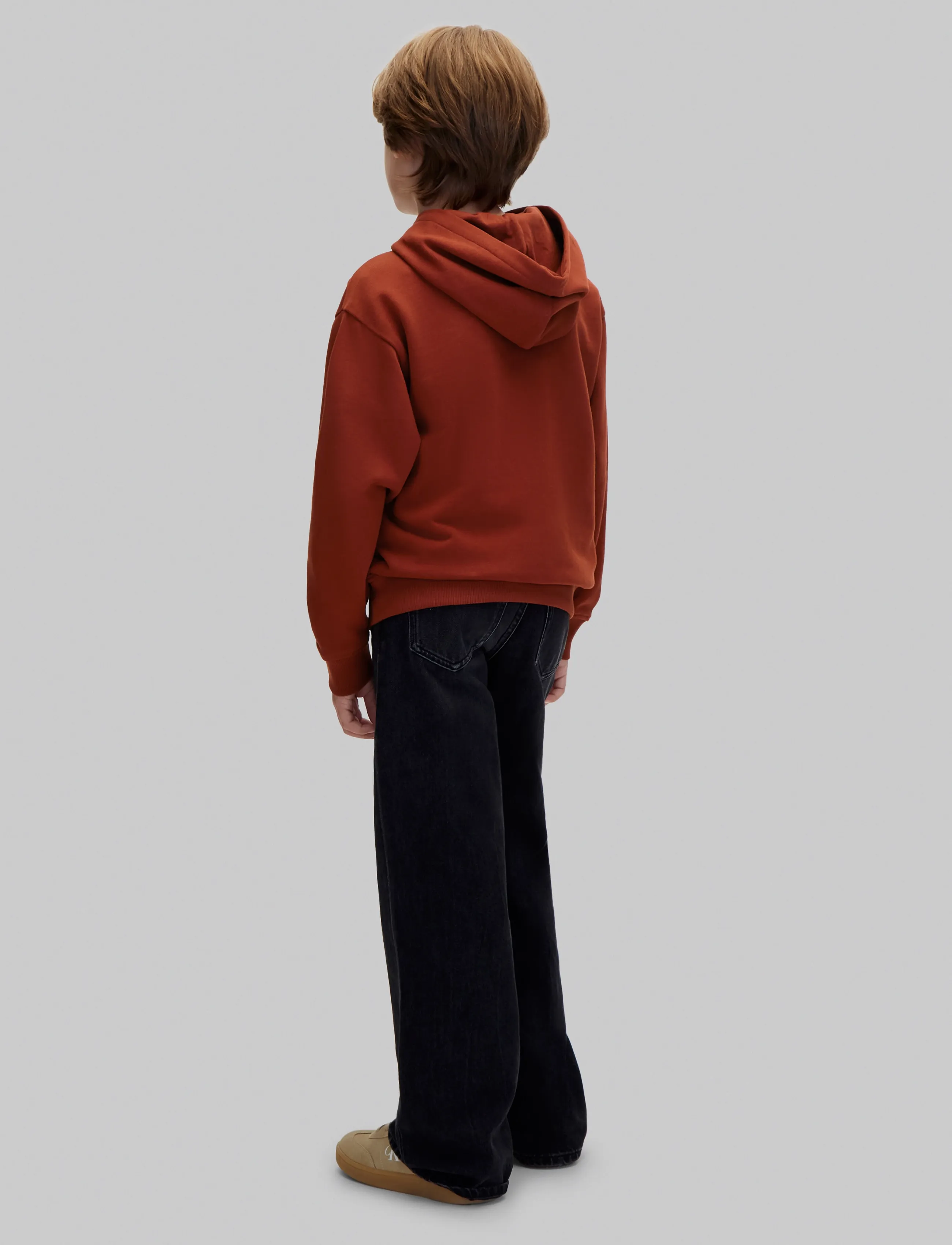 Calvin Klein - CALVIN CK CIRCLE HOODIE - fired brick - 2