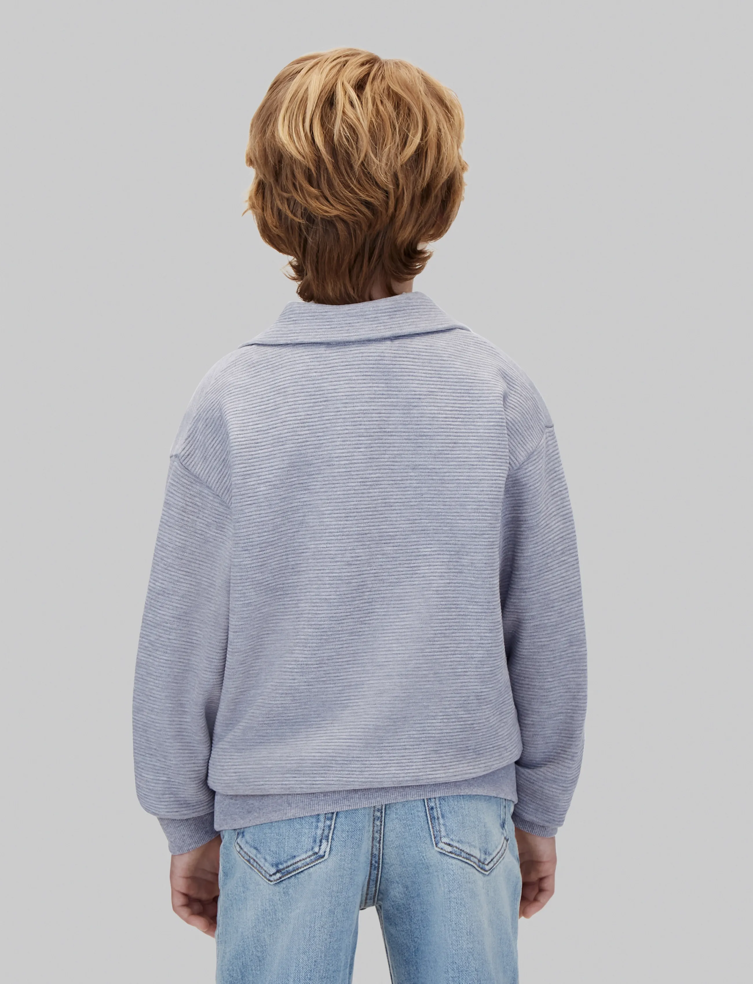 Calvin Klein - CK OTTOMAN RUGBY SWEATSHIRT - sweatshirts - medium grey heather - 2
