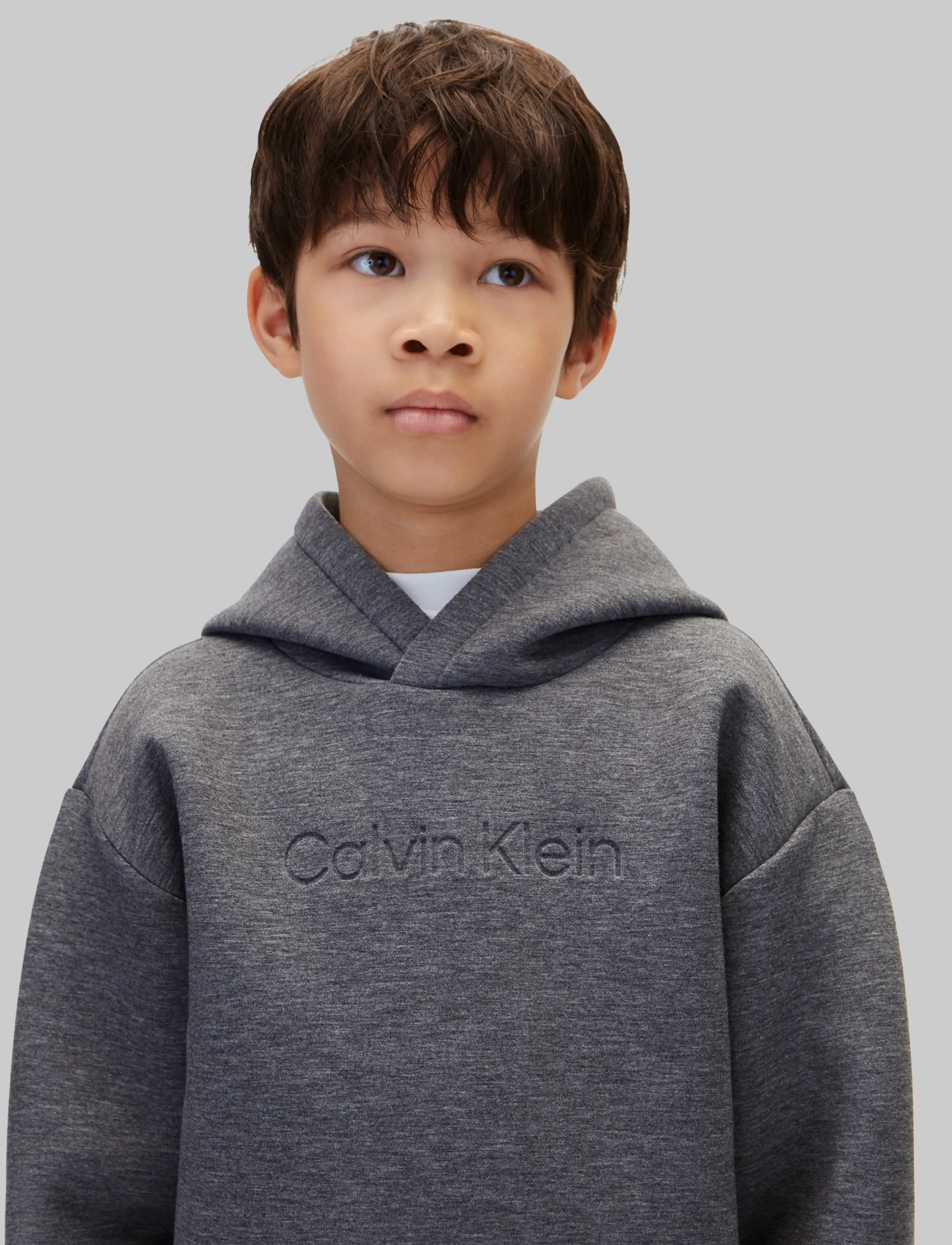 Calvin Klein - CK SCUBA HOODIE - hættetrøjer - medium grey heather - 4