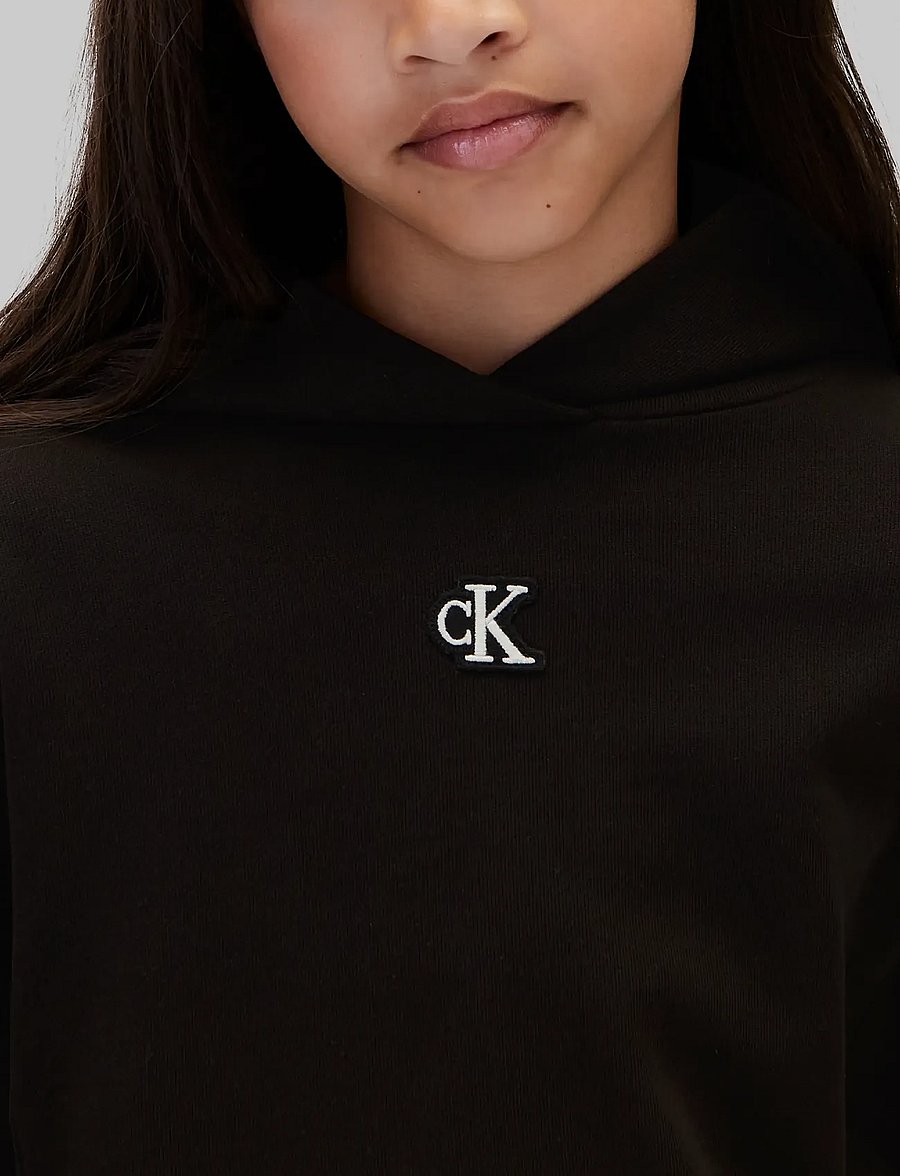 Calvin Klein - CK BADGE HOODIE - hoodies - pvh black - 4