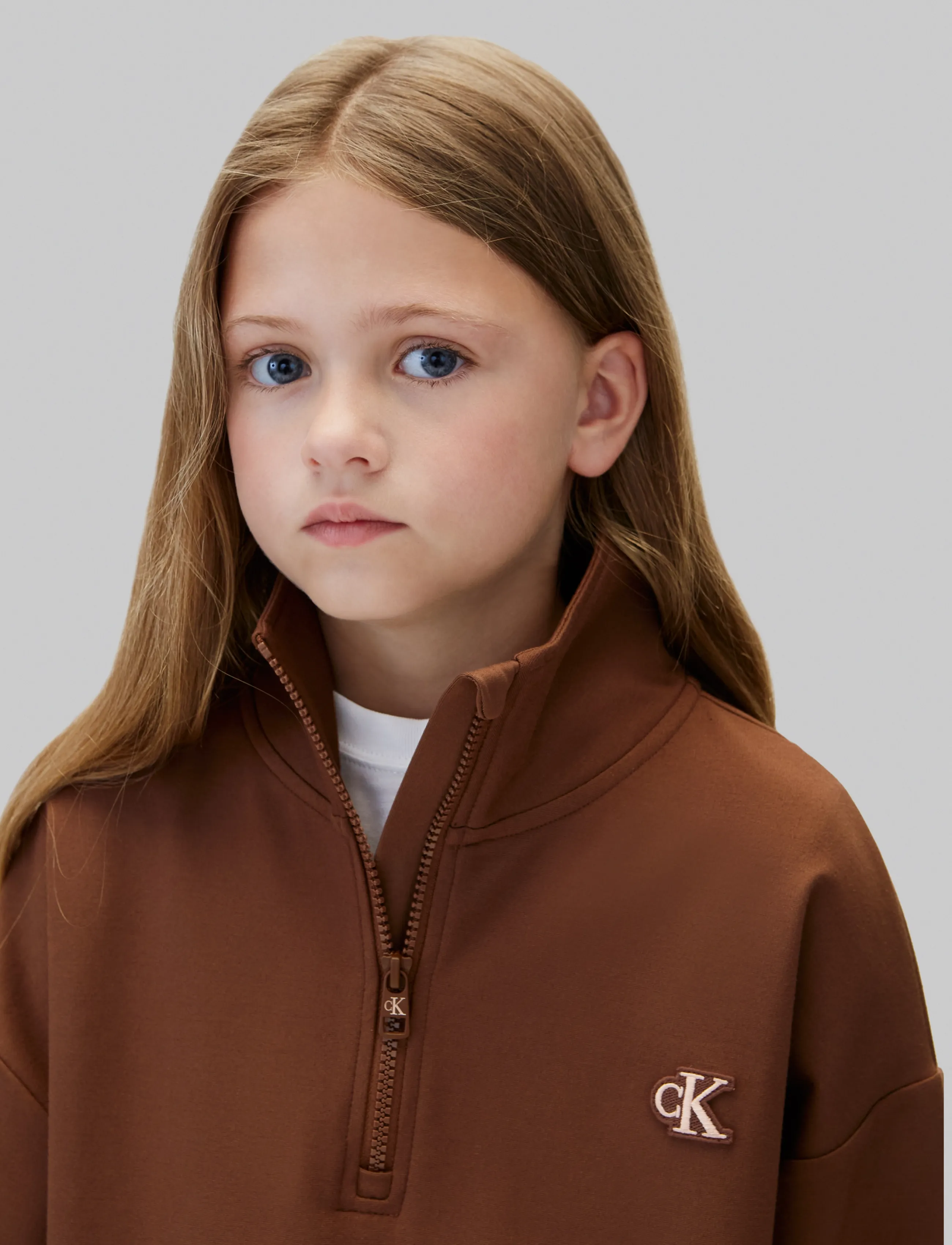 Calvin Klein - PUNTO HALF-ZIP - rocky road - 4