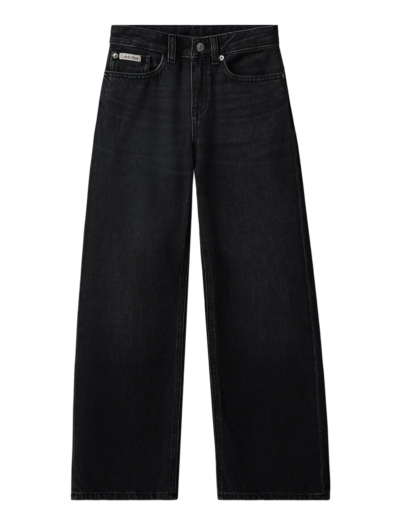 Calvin Klein HR WIDE LEG DENIM BLACK - Neuheiten - DENIM BLACK / black