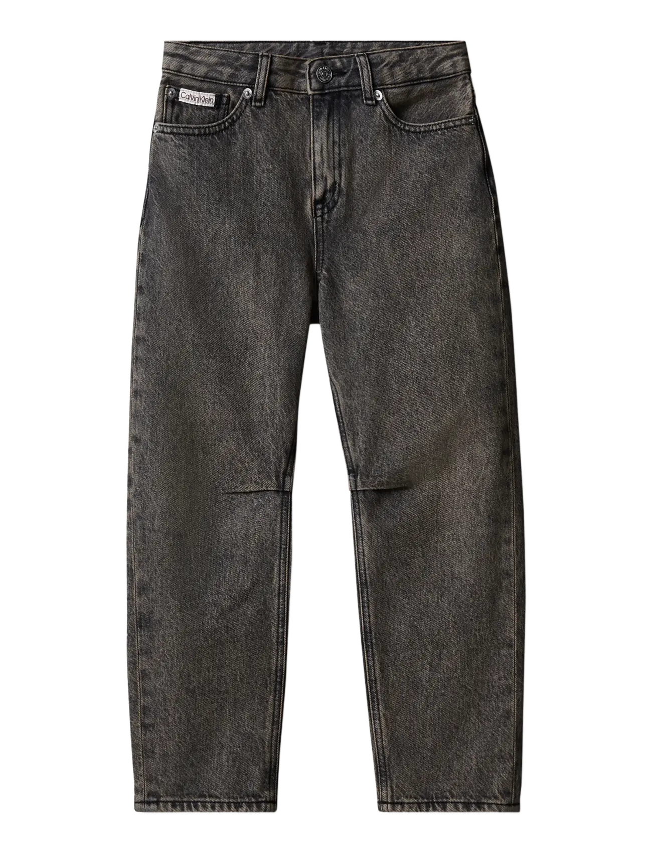 Calvin Klein HR BARREL LEG JEANS ONYX - Shop by age - ONYX BLACK / black