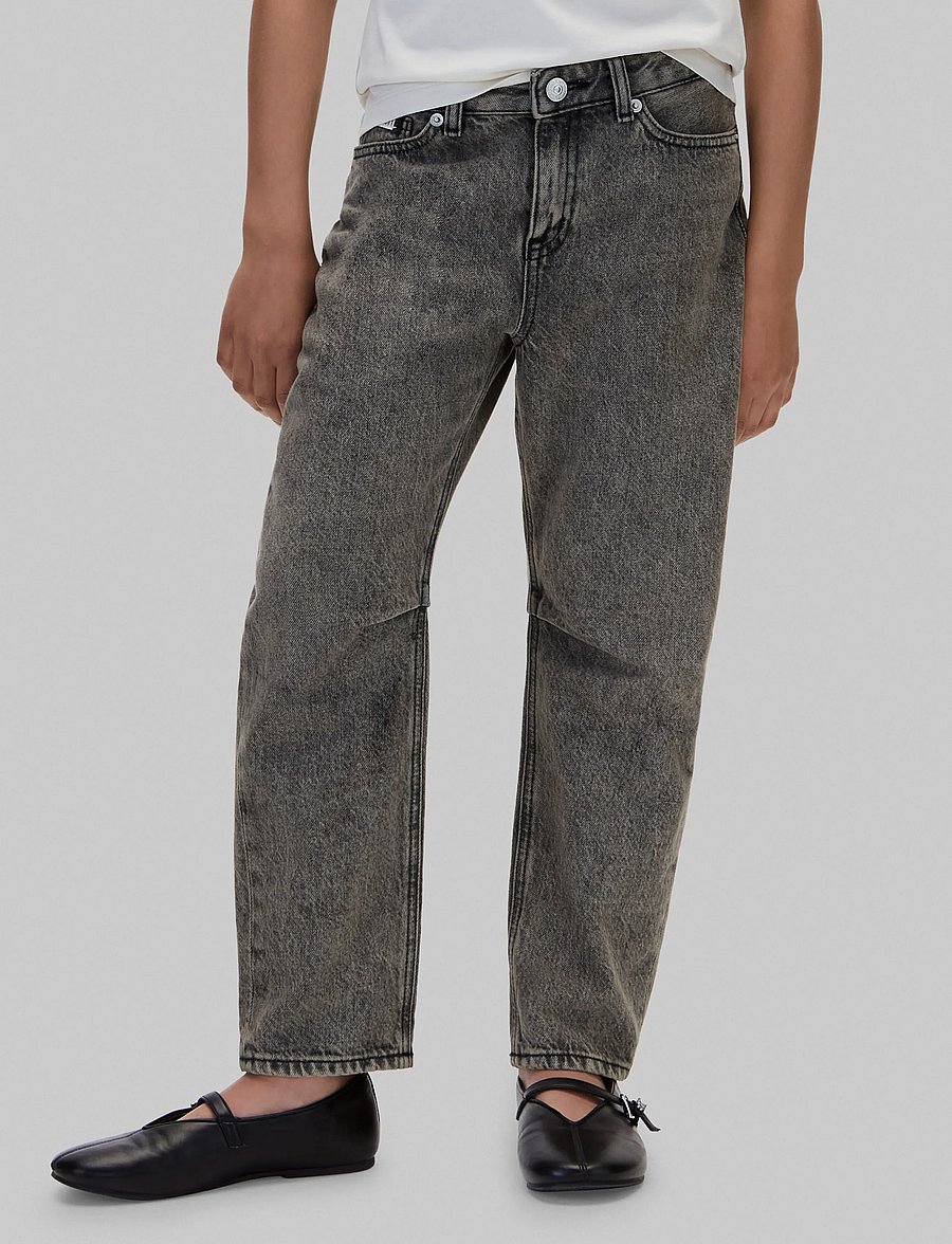 Calvin Klein - HR BARREL LEG JEANS ONYX - loose jeans - onyx black - 2