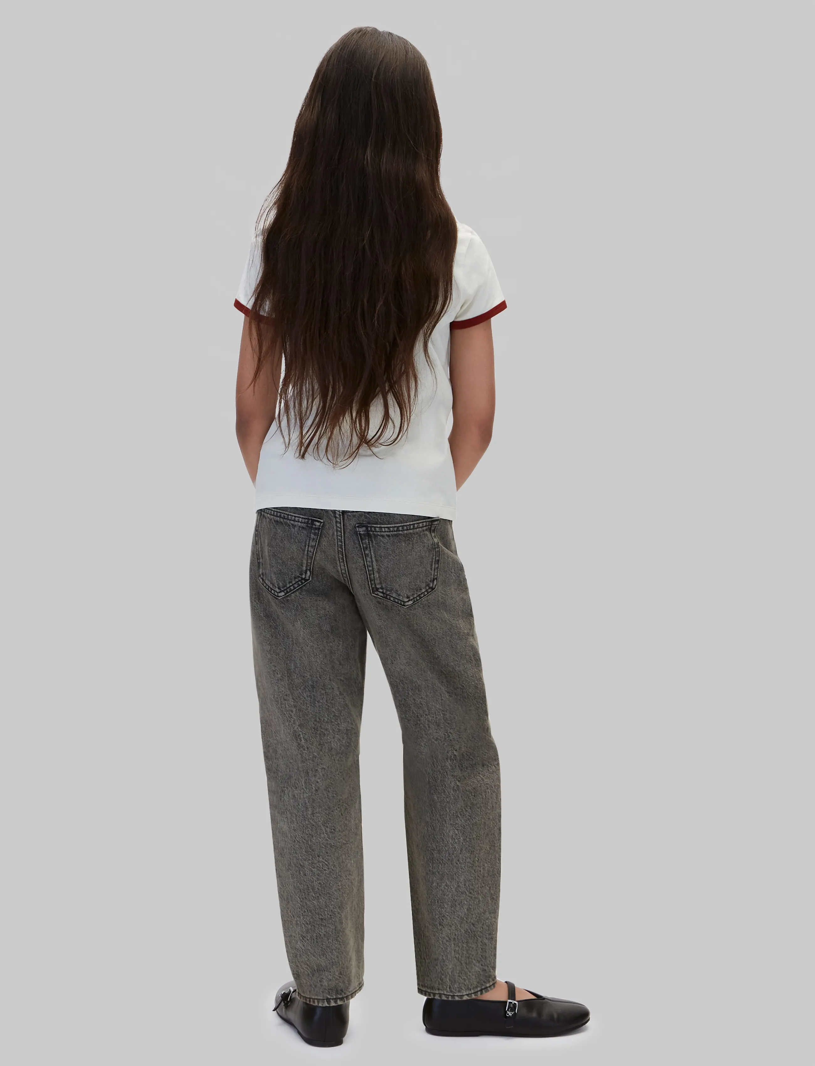 Calvin Klein - HR BARREL LEG JEANS ONYX - onyx black - 3