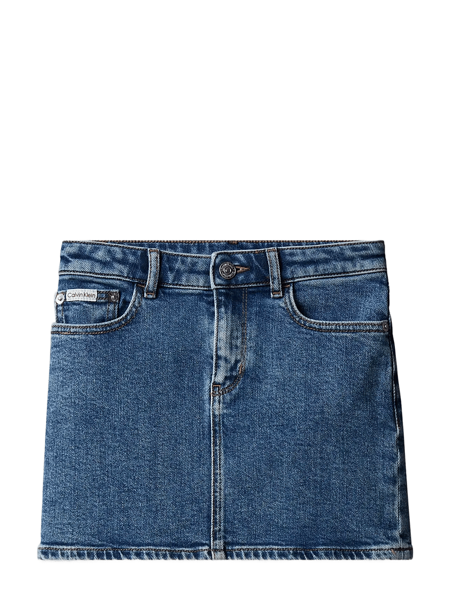 Calvin Klein - HERO DENIM SKIRT BECKFORD BLUE - teksaseelikud - beckford - 1