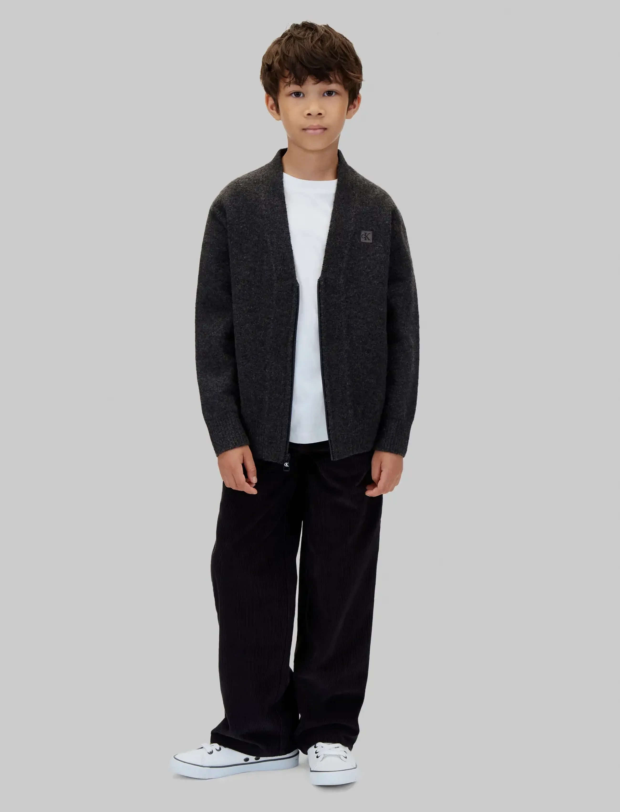 Calvin Klein CORDUROY PANT - Calvin Klein - PVH BLACK / black