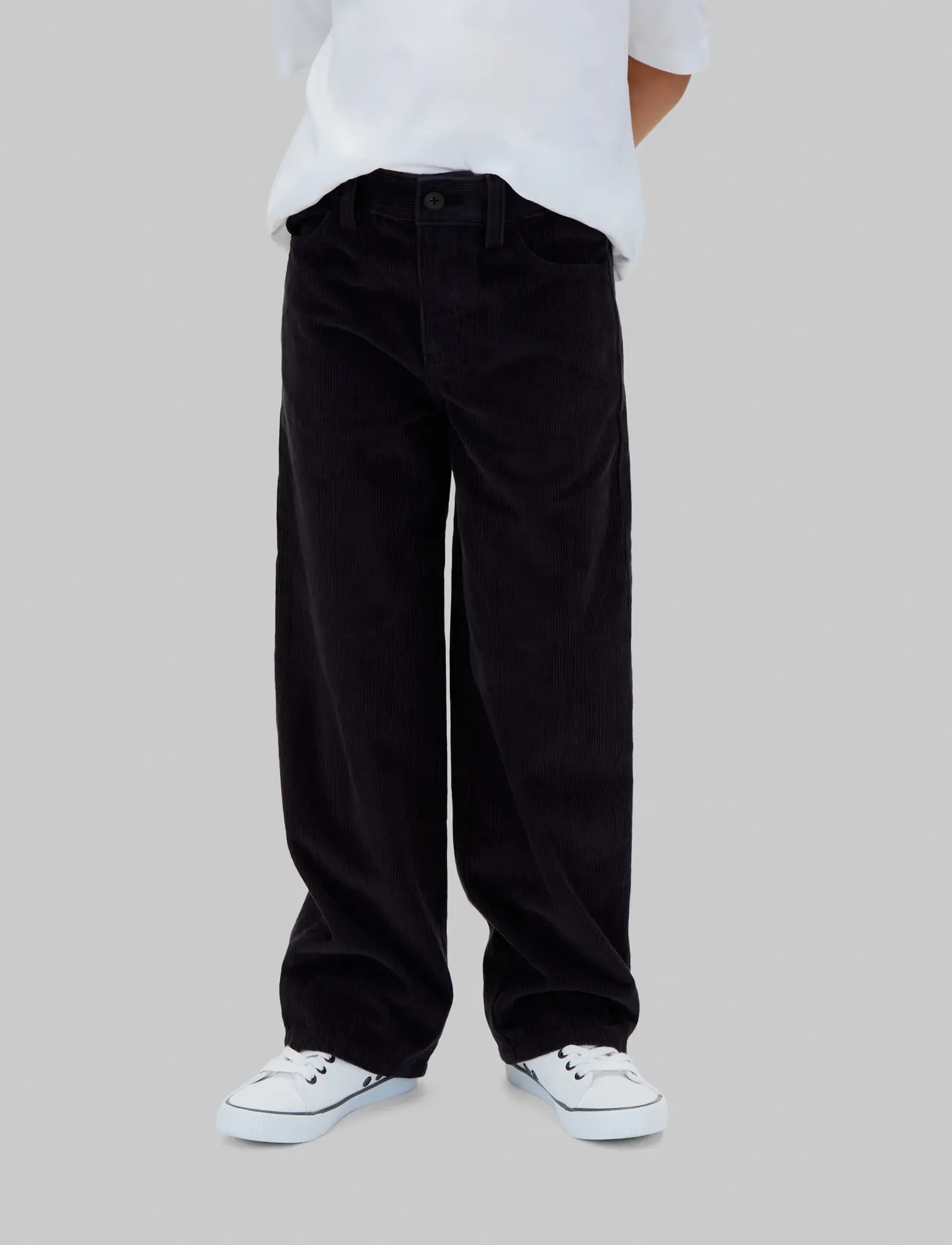 Calvin Klein - CORDUROY PANT - pvh black - 3
