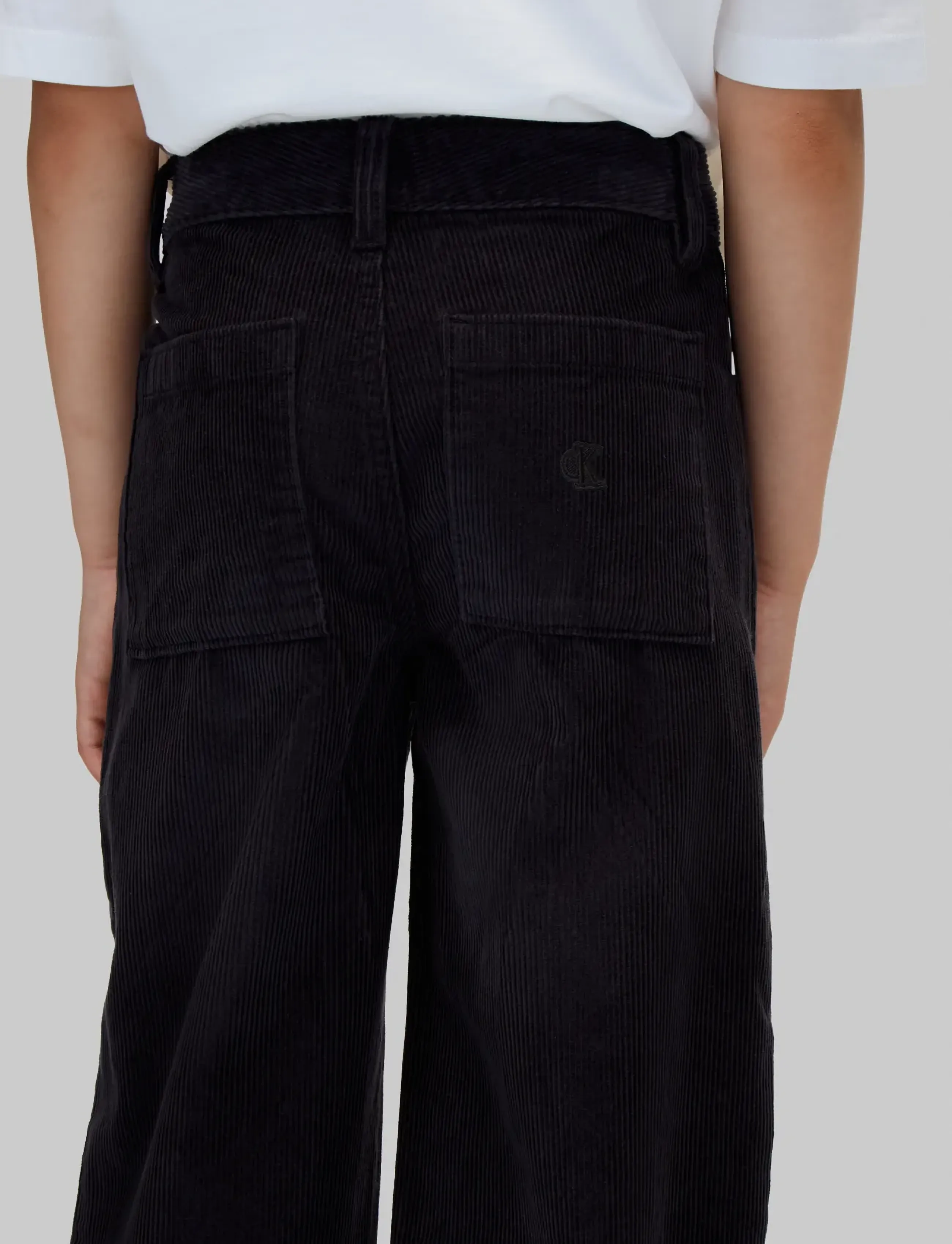 Calvin Klein - CORDUROY PANT - pvh black - 4