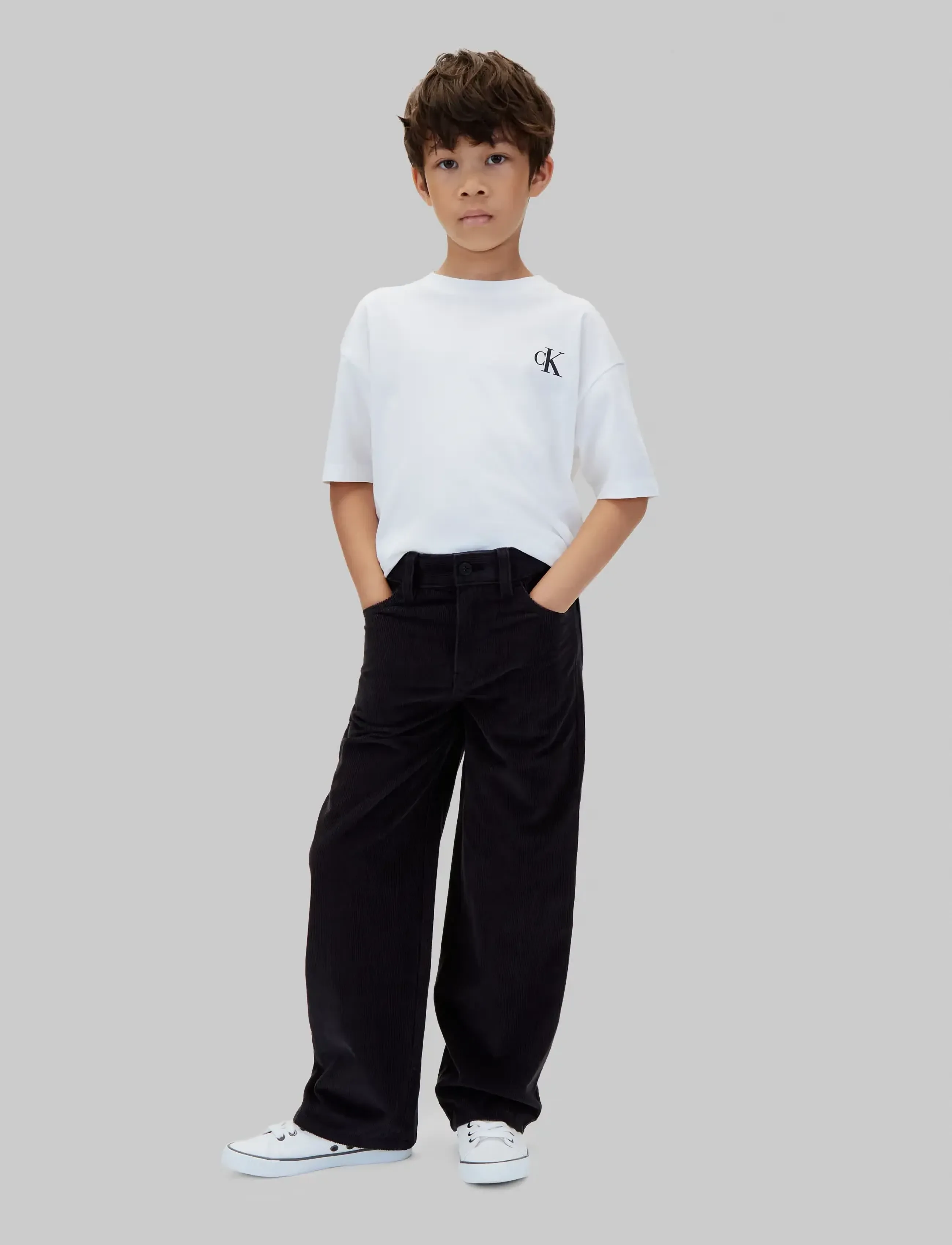 Calvin Klein - CORDUROY PANT - pvh black - 5