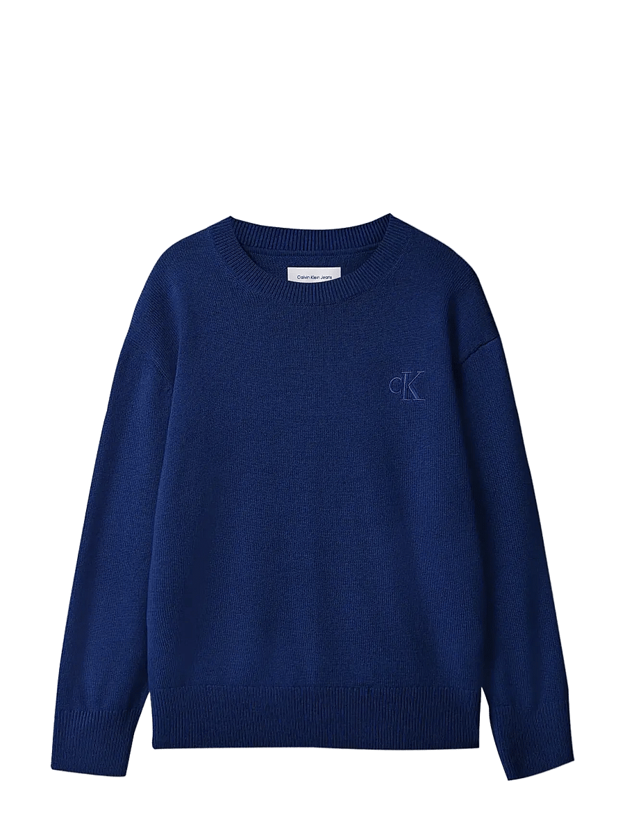 Calvin Klein - CK MERINO OVERSIZED SWEATER - pullover - estate blue - 1
