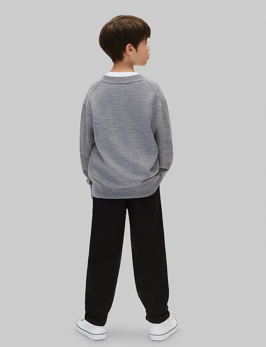 Calvin Klein - CK MERINO OVERSIZED SWEATER - trøjer - medium grey heather - 2