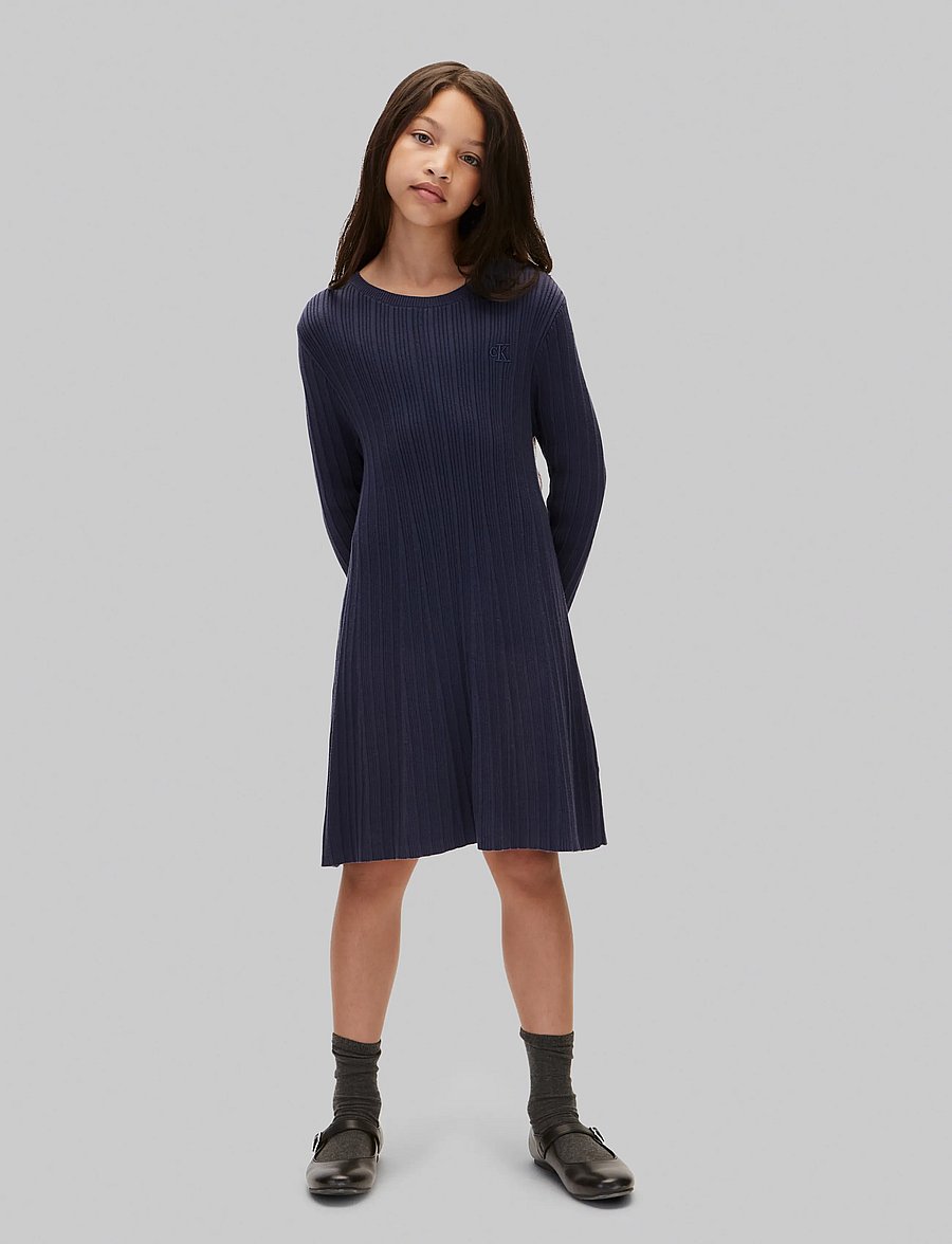 Calvin Klein - CHUNKY RIB SWEATER - pikkade varrukatega vabaajakleidid - turtledove - 0