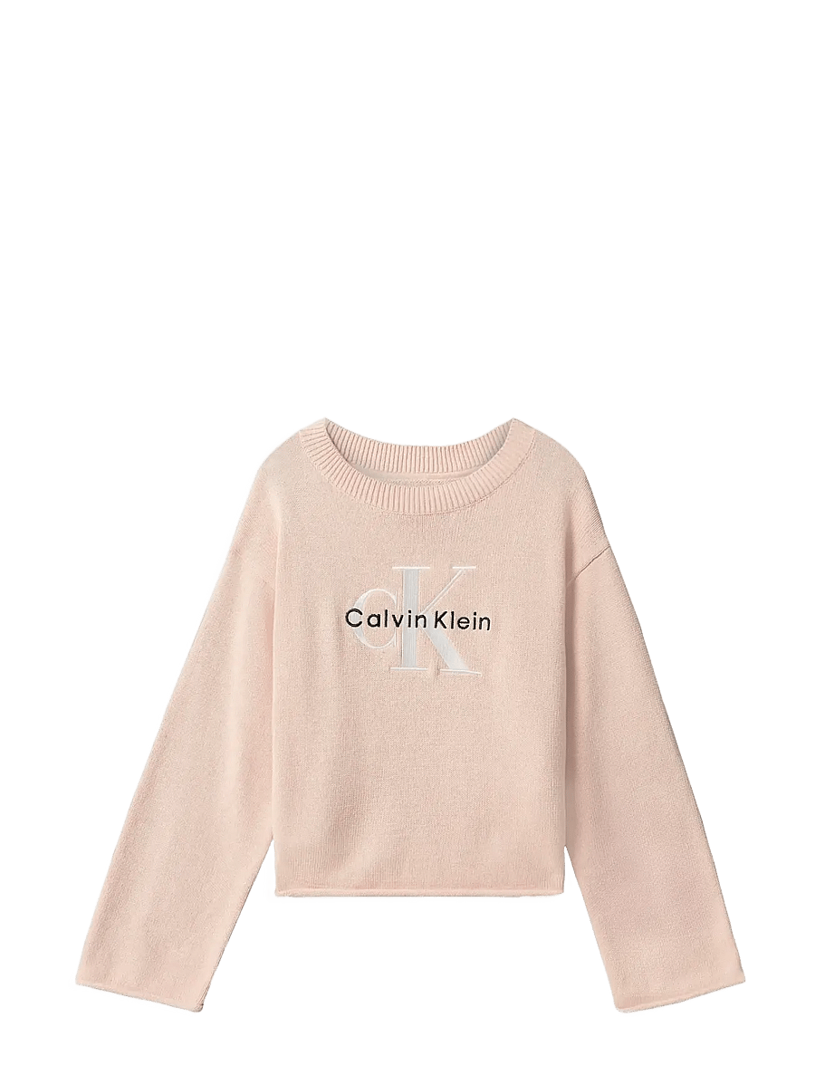 Calvin Klein - MONOLOGO CN SWEATER - pullover - spanish villa - 1