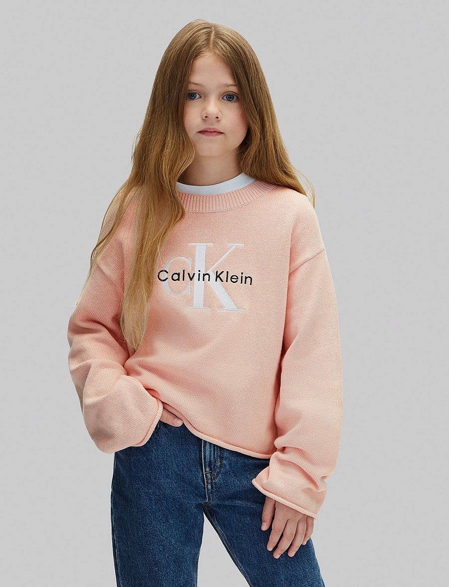 Calvin Klein - MONOLOGO CN SWEATER - pullover - spanish villa - 3