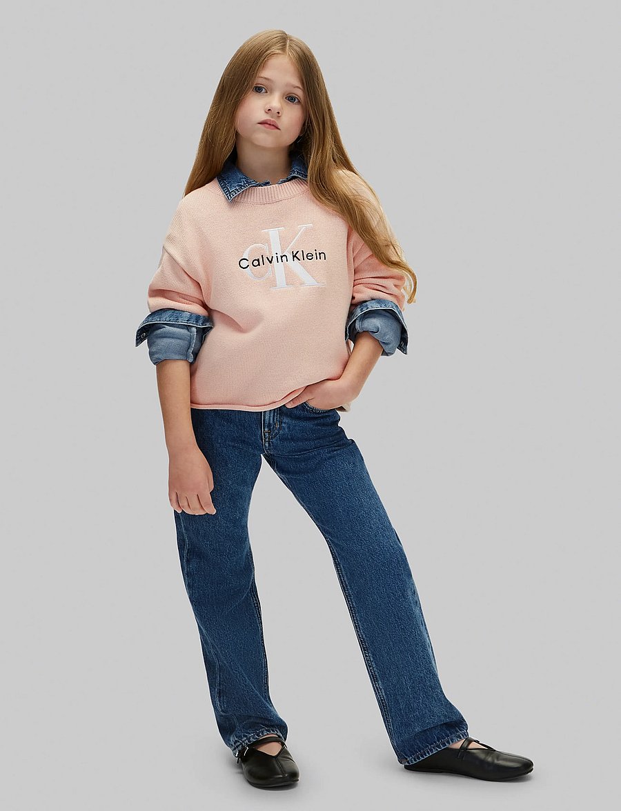 Calvin Klein - MONOLOGO CN SWEATER - pullover - spanish villa - 5