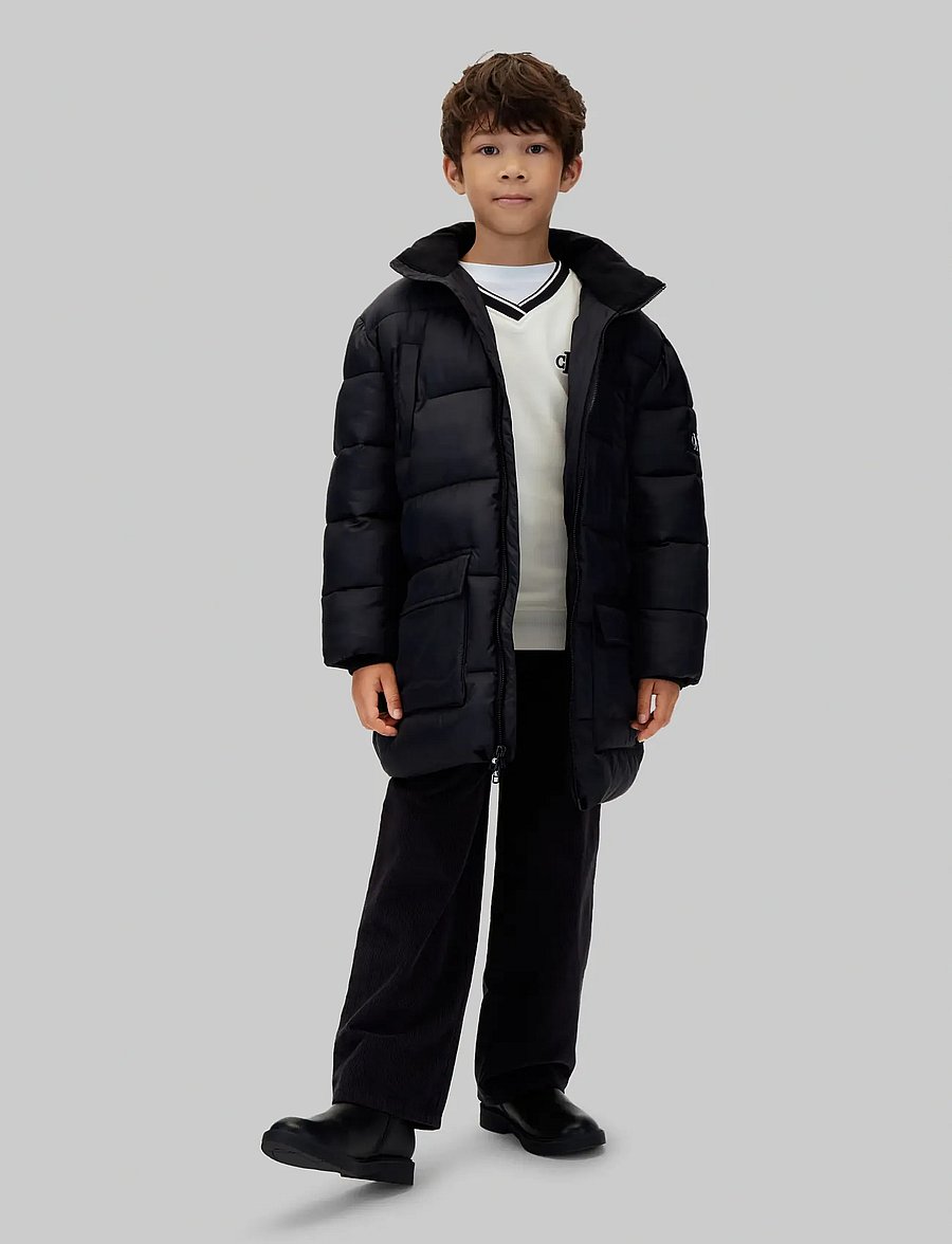 Calvin Klein - CK ESSENTIAL PARKA PUFFER - parkad - pvh black - 0