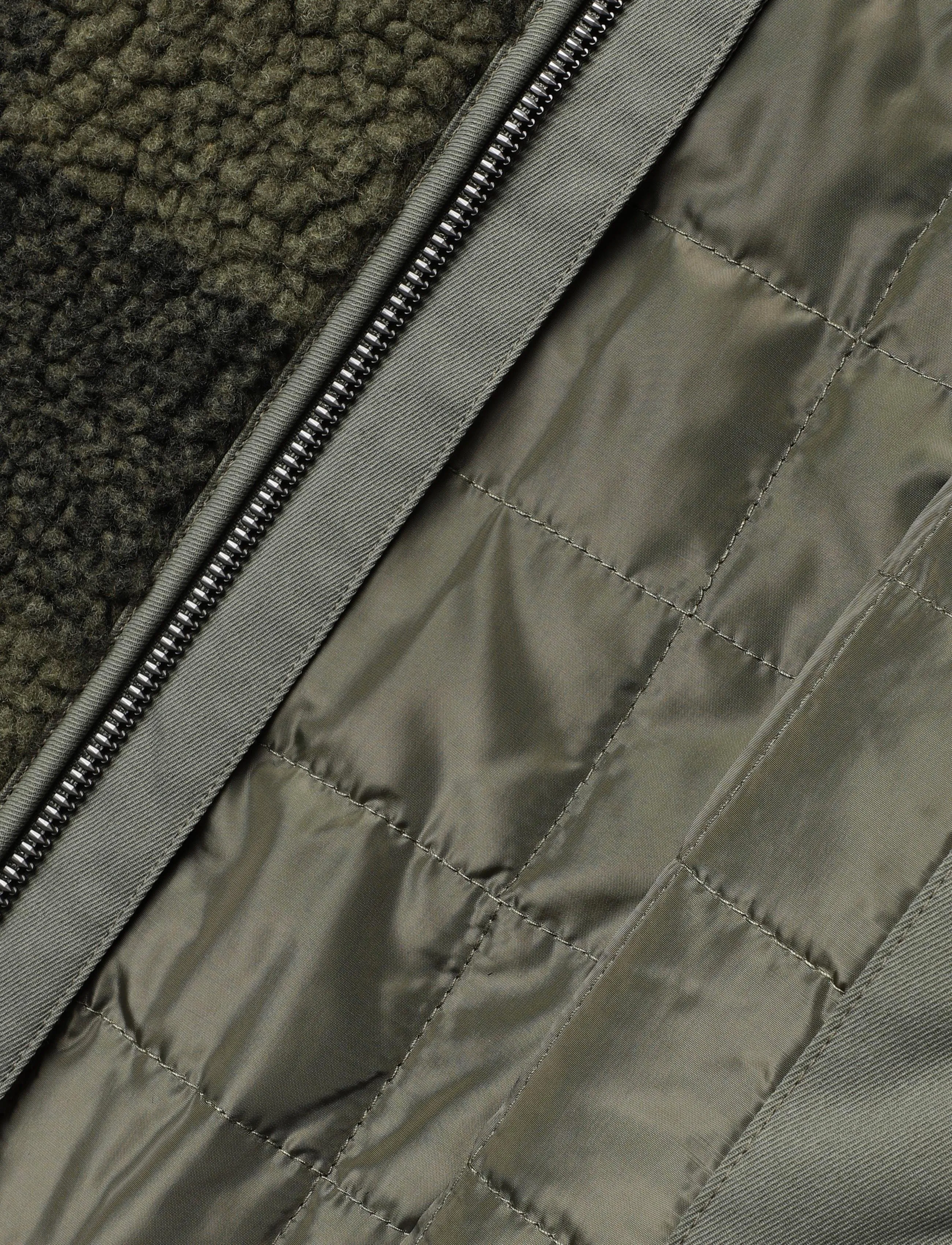 Calvin Klein - CK SHERPA FLEECE JACKET - dusty olive - 4