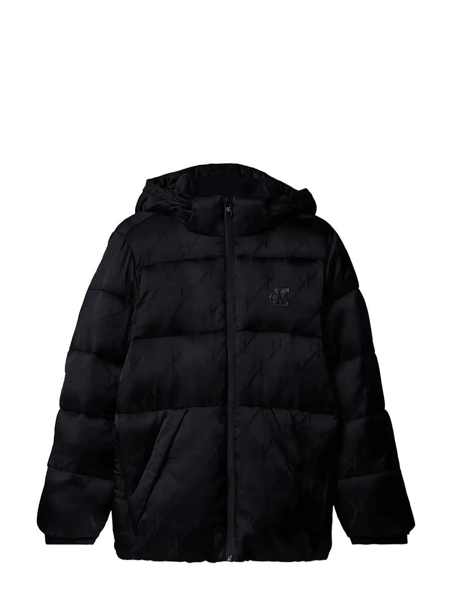Calvin Klein - CK AOP PUFFER JACKET - winterjacke - pvh black - 0