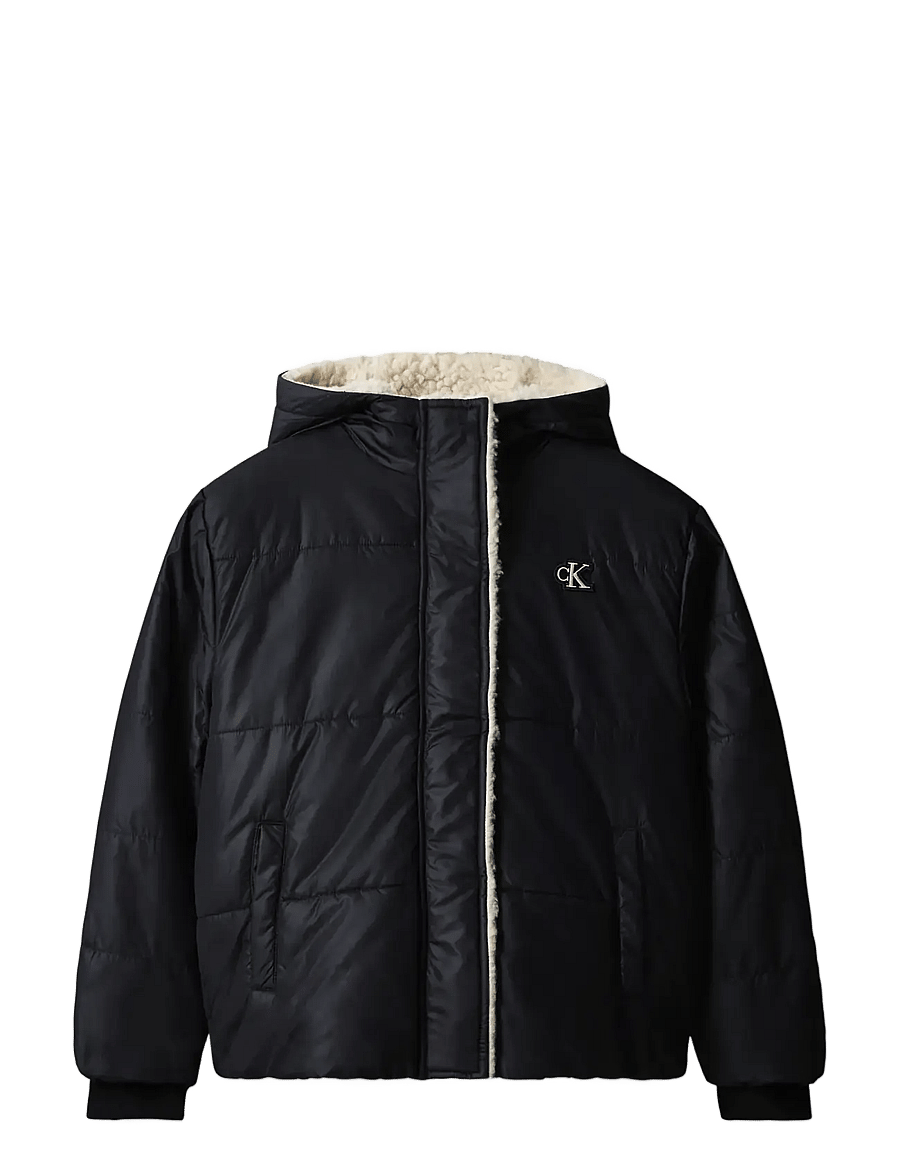 Calvin Klein - TEDDY LINED PUFFER JACKET - winterjacke - pvh black - 1