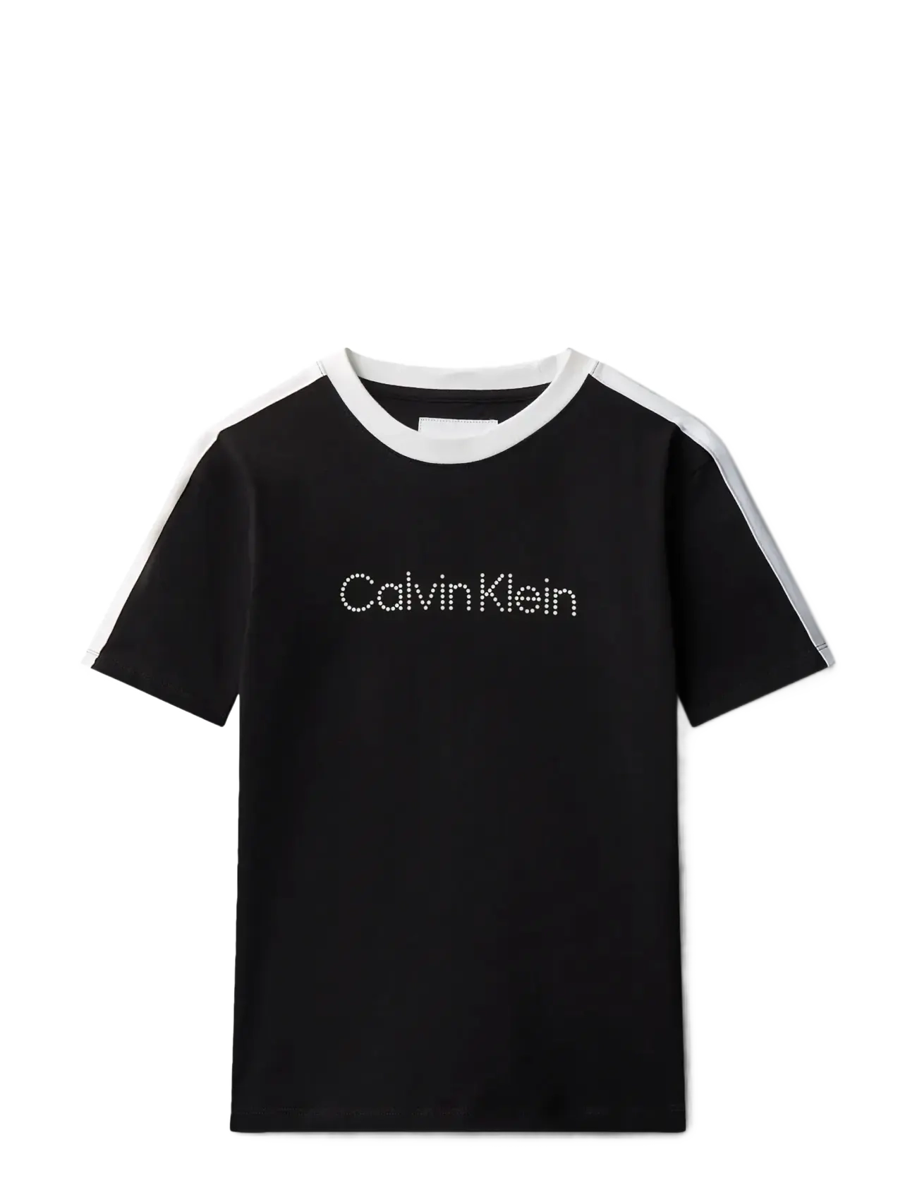 CALVIN KLEIN Taping Ss T-Shirt Schwarz - 140 - Kinder