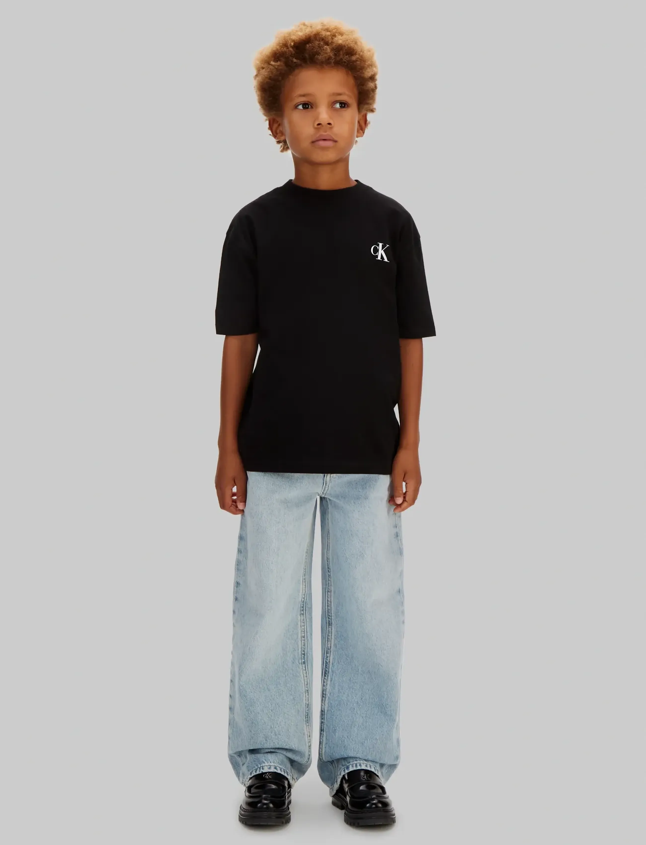 Calvin Klein BRIDGE SS T-SHIRT - Short-sleeved t-shirts - BLACK [CSI] 25CW1000175CK / black