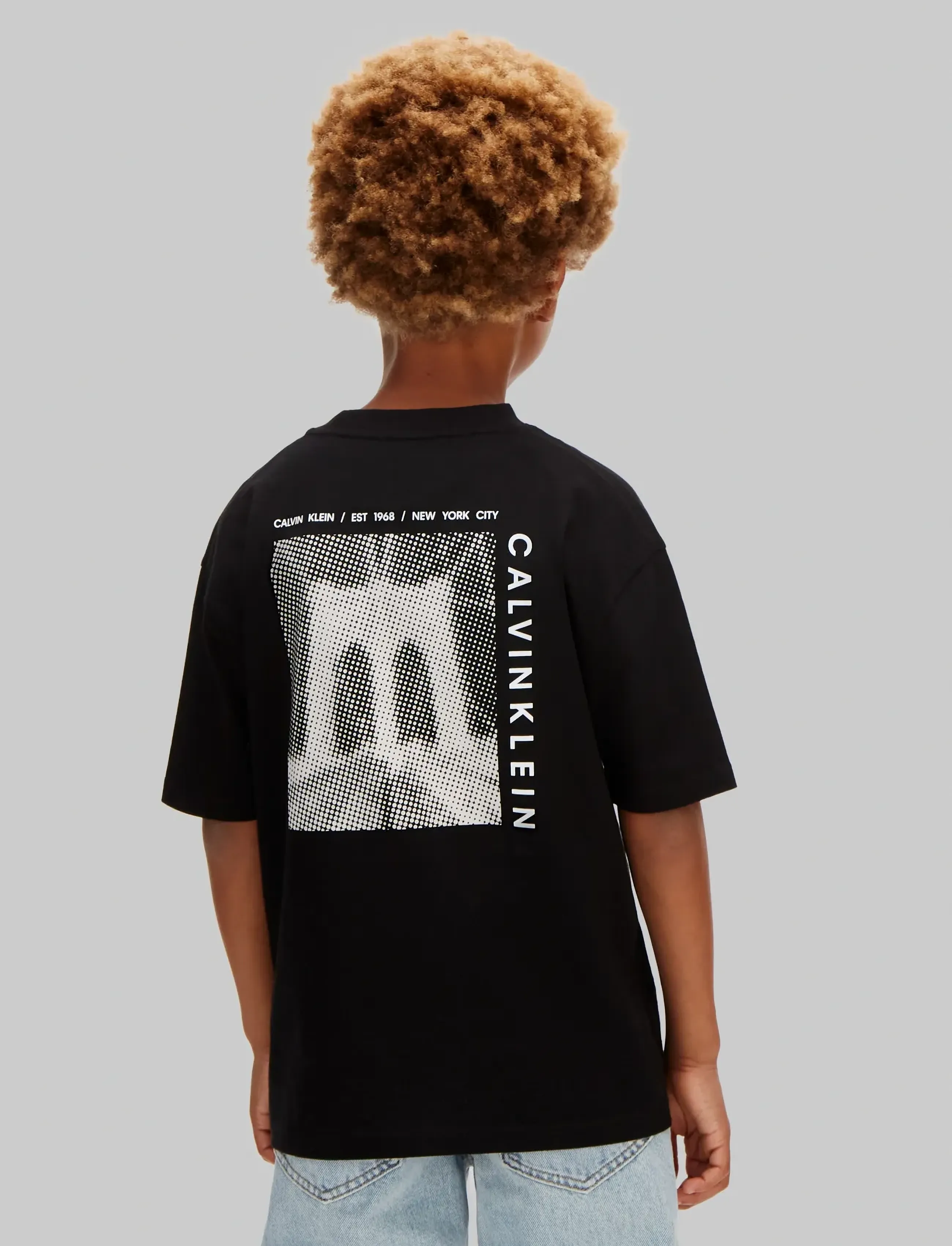 Calvin Klein - BRIDGE SS T-SHIRT - short-sleeved t-shirts - black [csi] 25cw1000175ck - 2