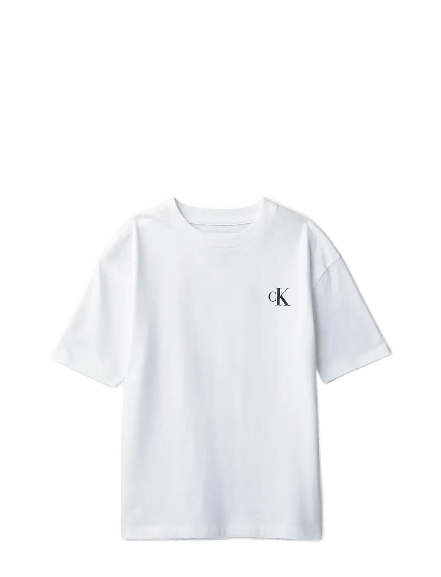 Calvin Klein - BRIDGE SS T-SHIRT - t-shirts à manches courtes - white 11-0601 tcx - 1
