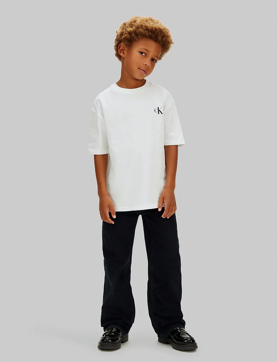 Calvin Klein - BRIDGE SS T-SHIRT - t-shirts à manches courtes - white 11-0601 tcx - 2