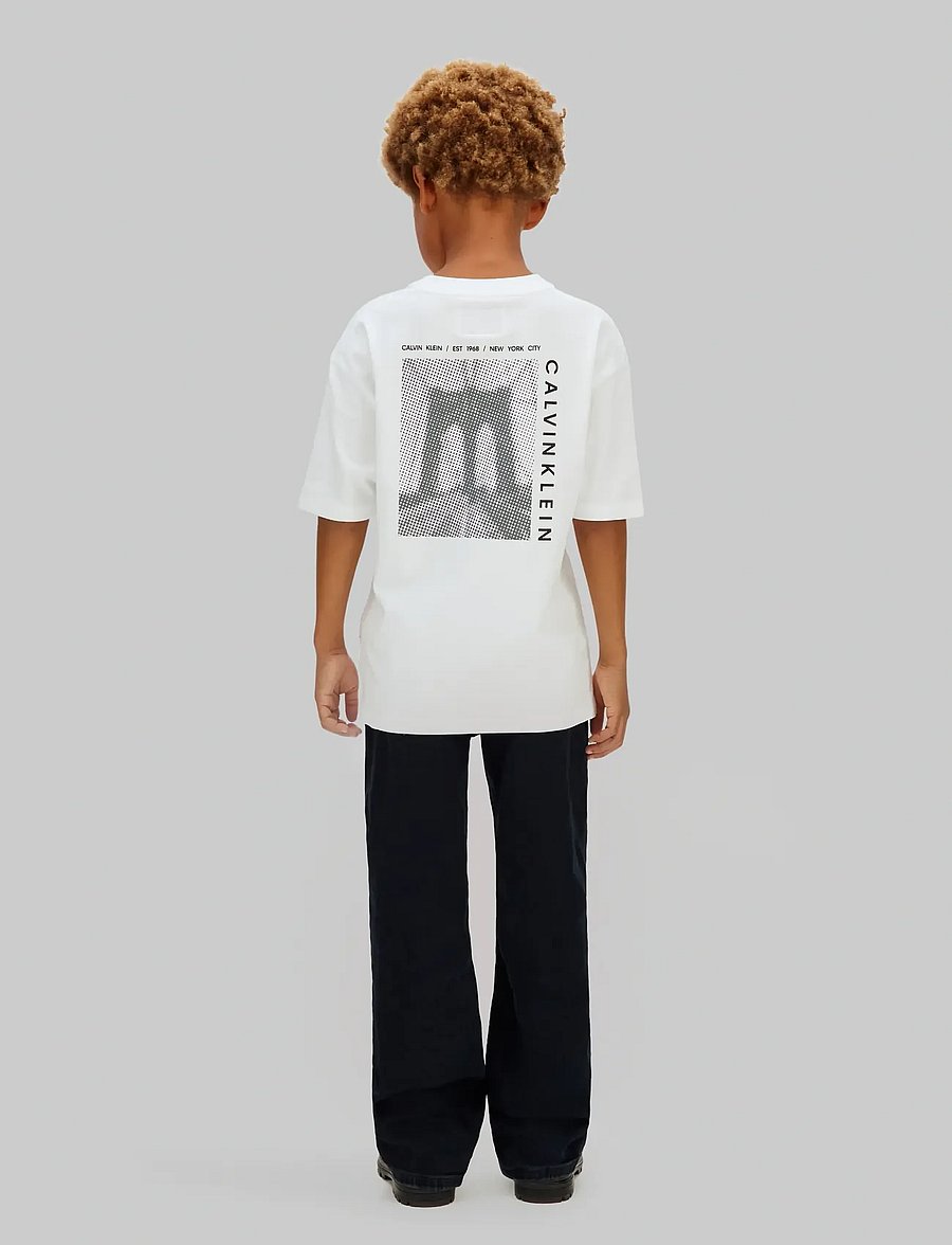 Calvin Klein - BRIDGE SS T-SHIRT - t-shirts à manches courtes - white 11-0601 tcx - 3