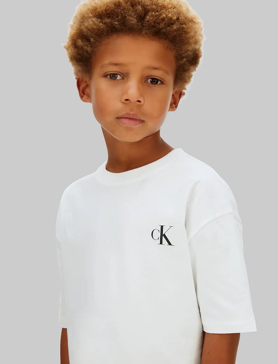 Calvin Klein - BRIDGE SS T-SHIRT - t-shirts à manches courtes - white 11-0601 tcx - 4