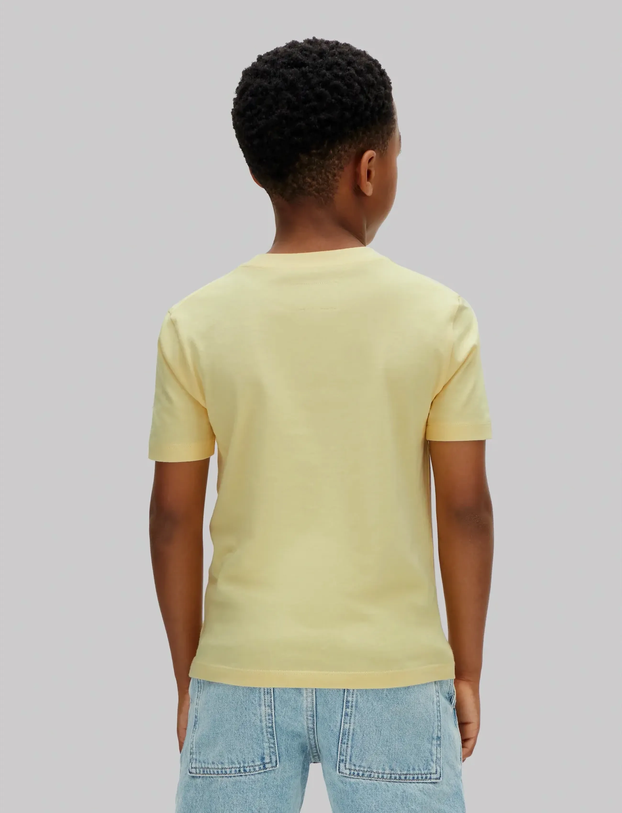 Calvin Klein - LOGO SS T-SHIRT - kortærmede t-shirts - french vanilla 12-0722 tcx - 3