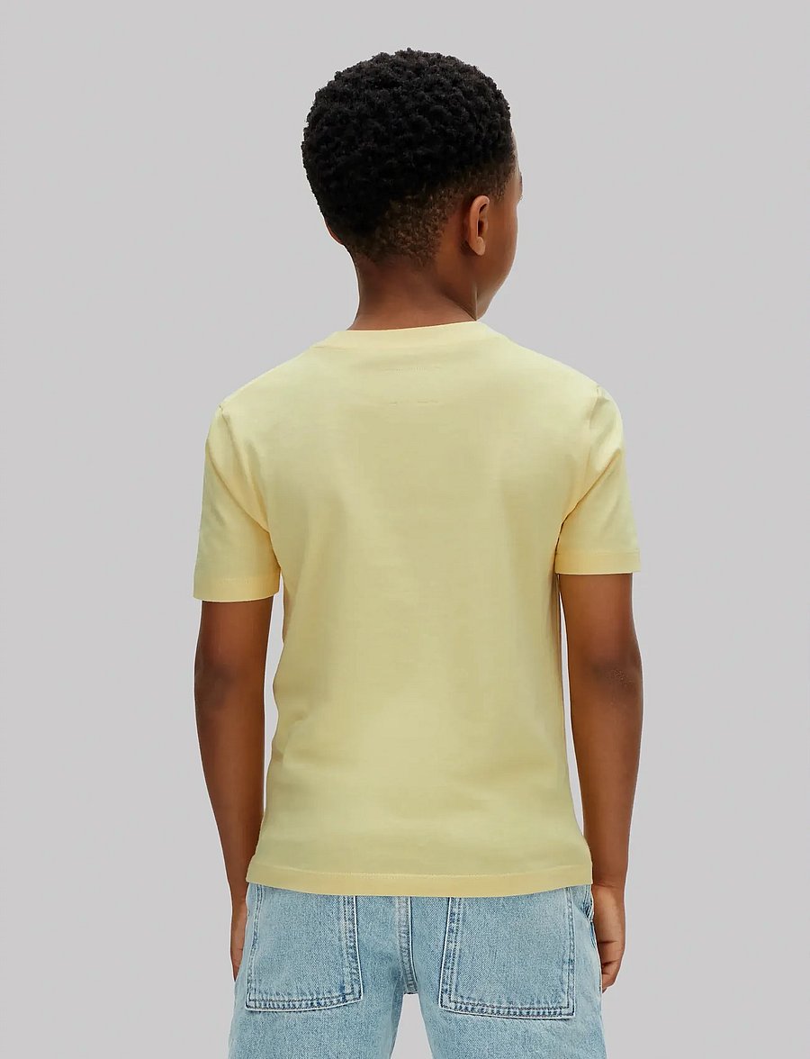 Calvin Klein - LOGO SS T-SHIRT - kurzärmelige - french vanilla 12-0722 tcx - 3