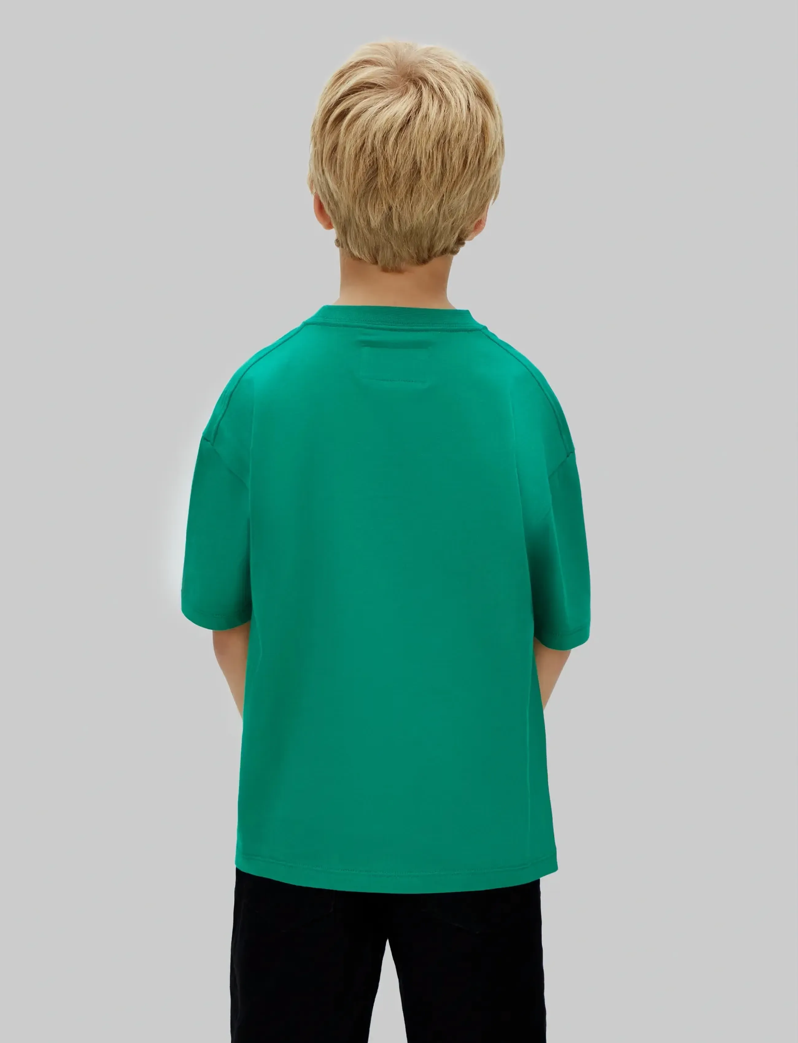 Calvin Klein - MONGRAM LOGO SS T-SHIRT - short-sleeved t-shirts - lush meadow 18-5845 tcx - 3