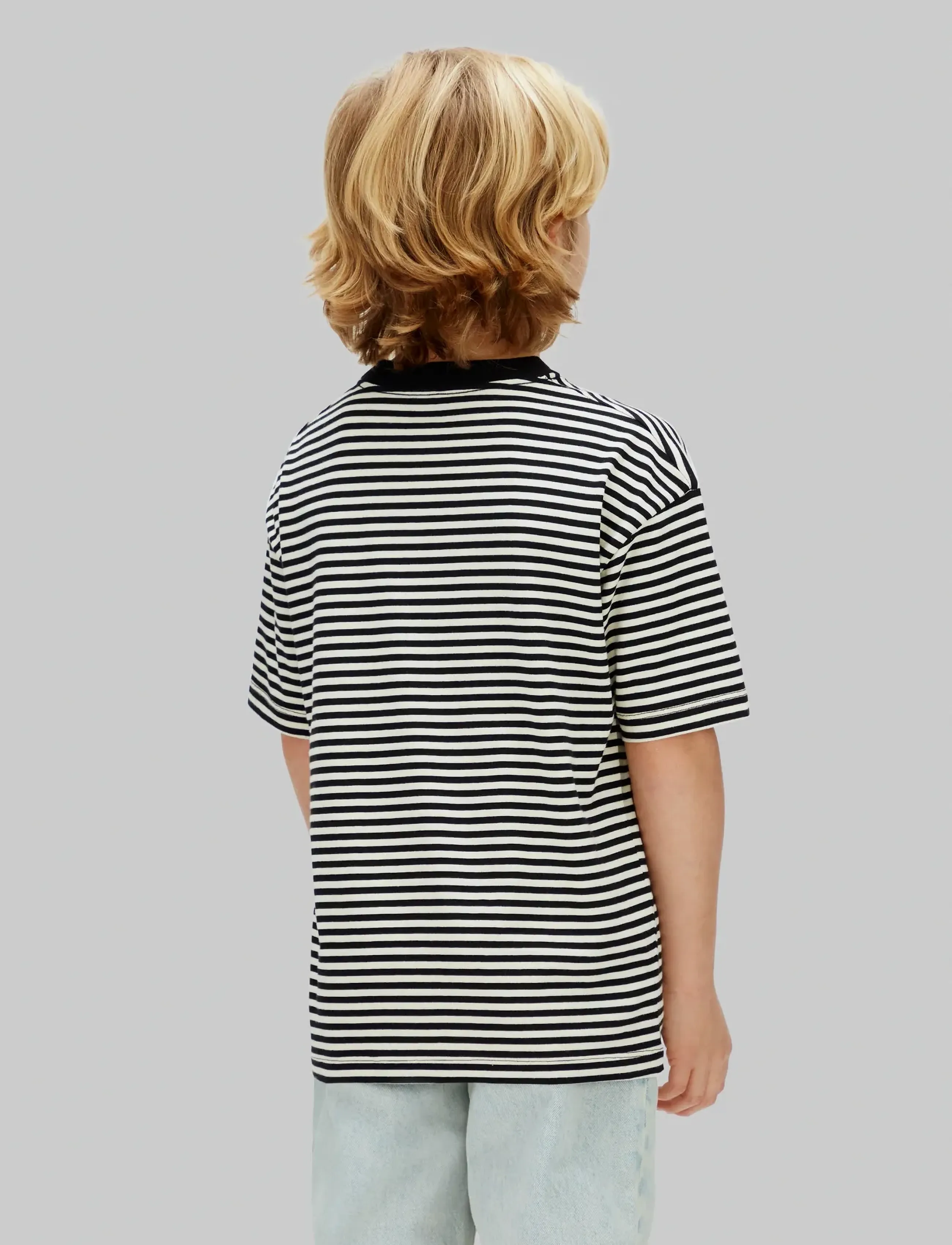 Calvin Klein - STRIPE SS T-SHIRT - kortærmede t-shirts - black [csi] 25cw1000175ck - 3