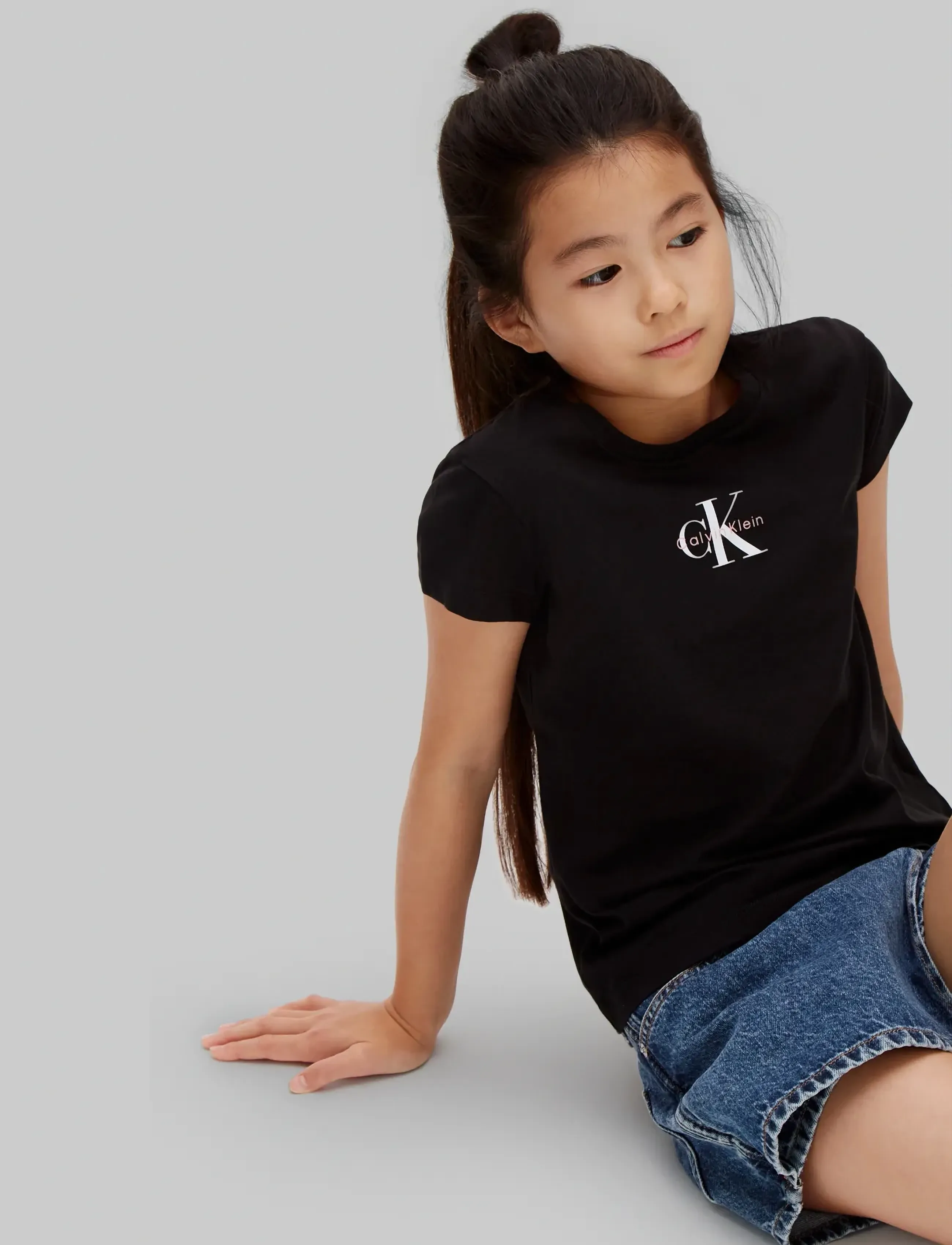 Calvin Klein - MICRO MONOGRAM TOP - kurzärmelige - 1716 black - 4