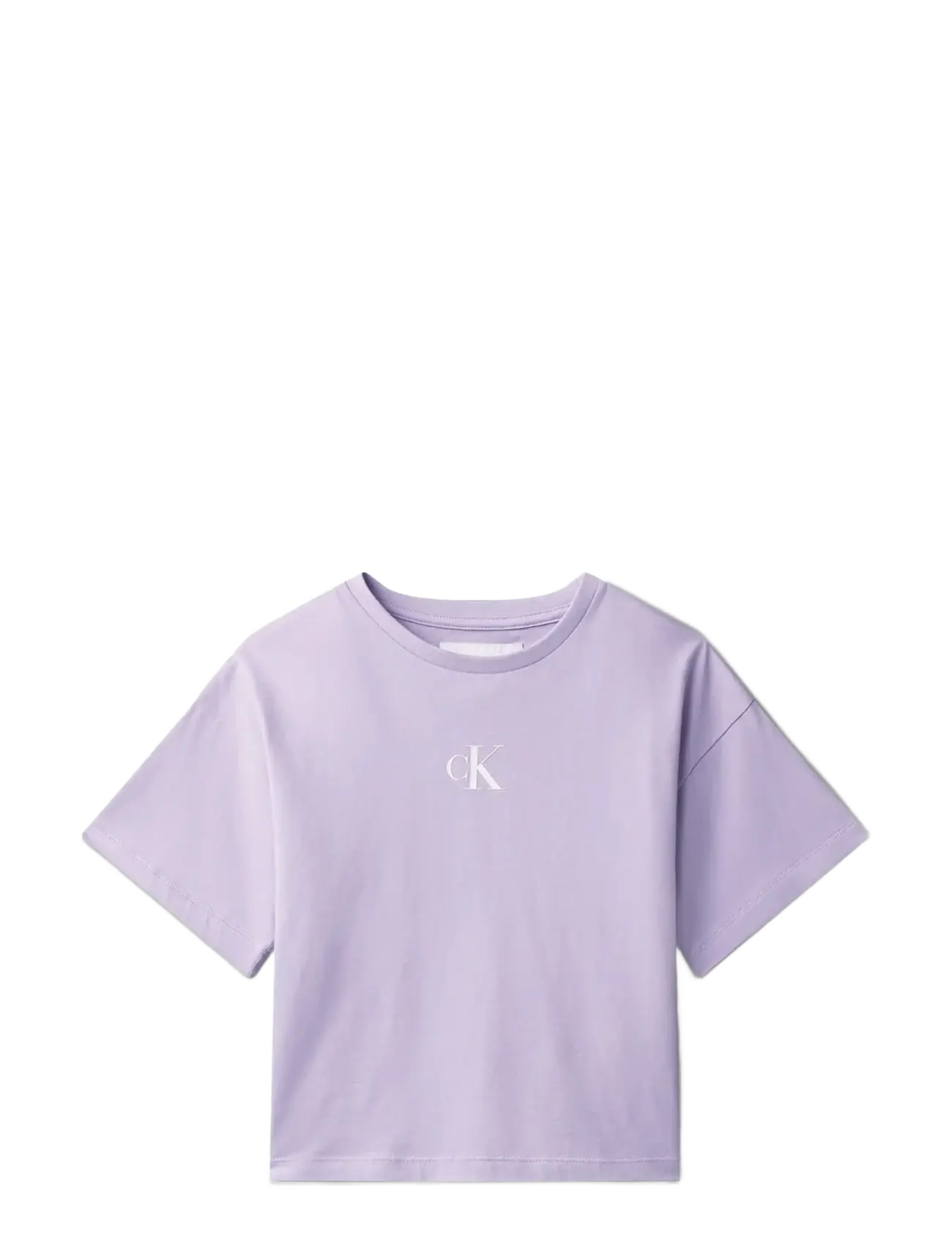 Calvin Klein CK LOGO BOXY T-SHIRT - Nyheder - SOFT LAVENDER 434-330 / purple