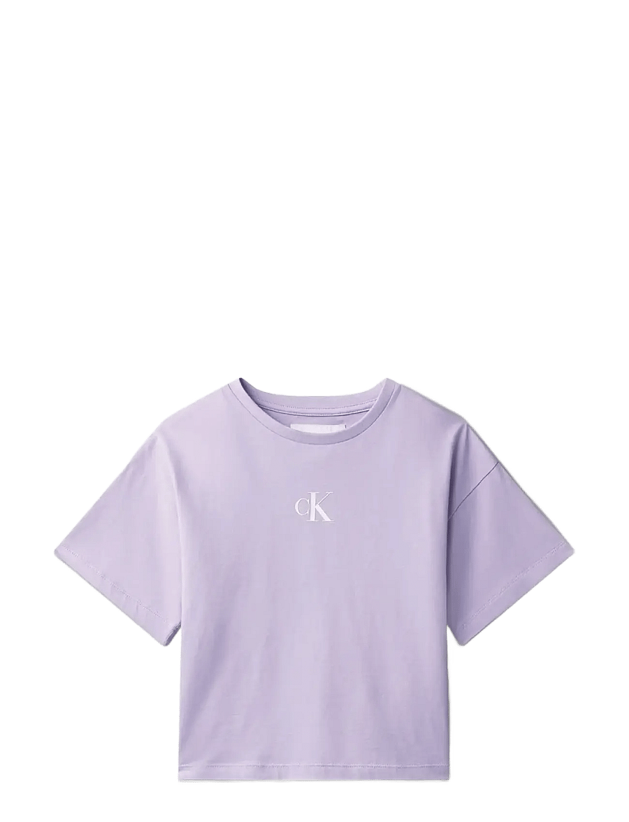 Calvin Klein - CK LOGO BOXY T-SHIRT - lühikeste varrukatega t-särgid - soft lavender 434-330 - 1