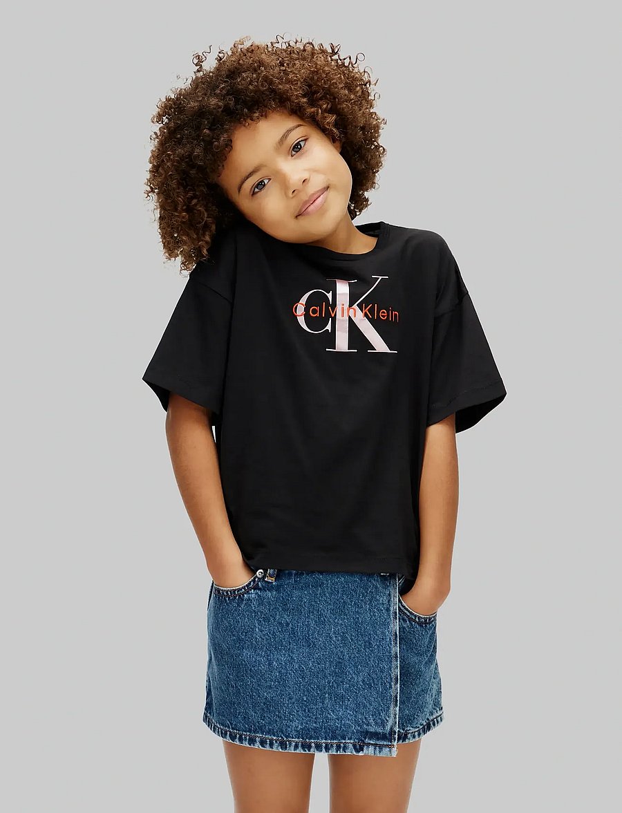 Calvin Klein - SEASONAL MONOLOGO SS T-SHIRT - kurzärmelige - 1716 black - 2