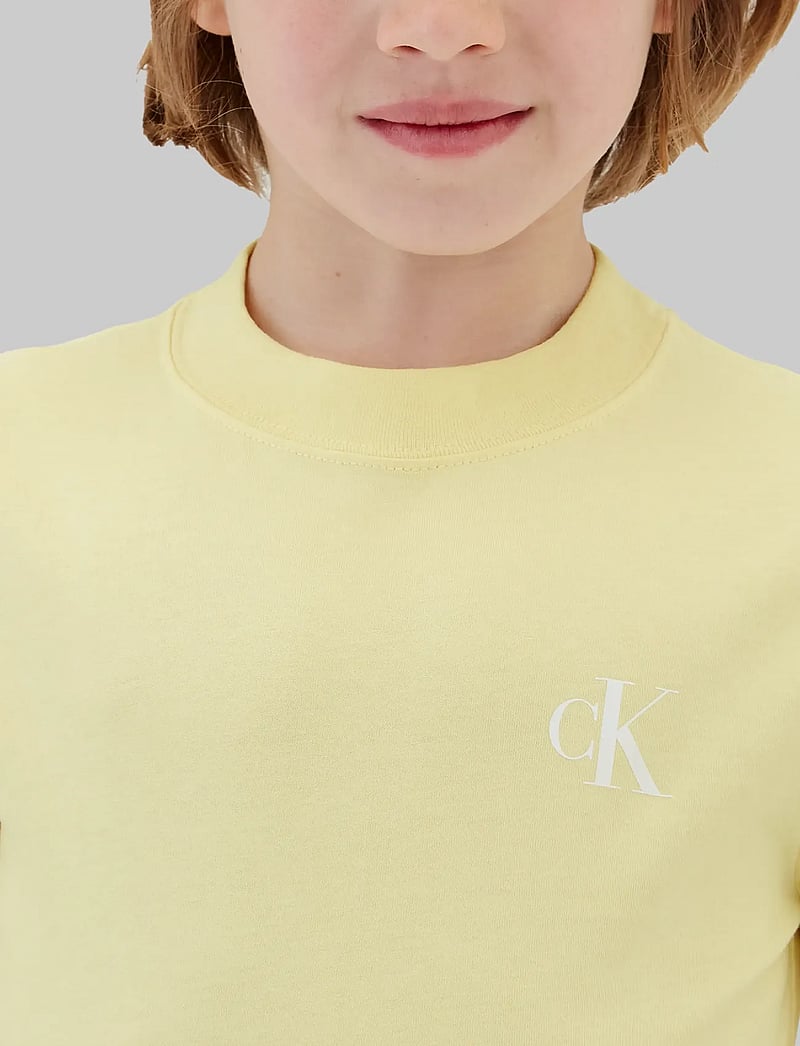 Calvin Klein - 2-PACK MONOGRAM TOP - kurzärmelige - french vanilla 12-0722 tcx - 0