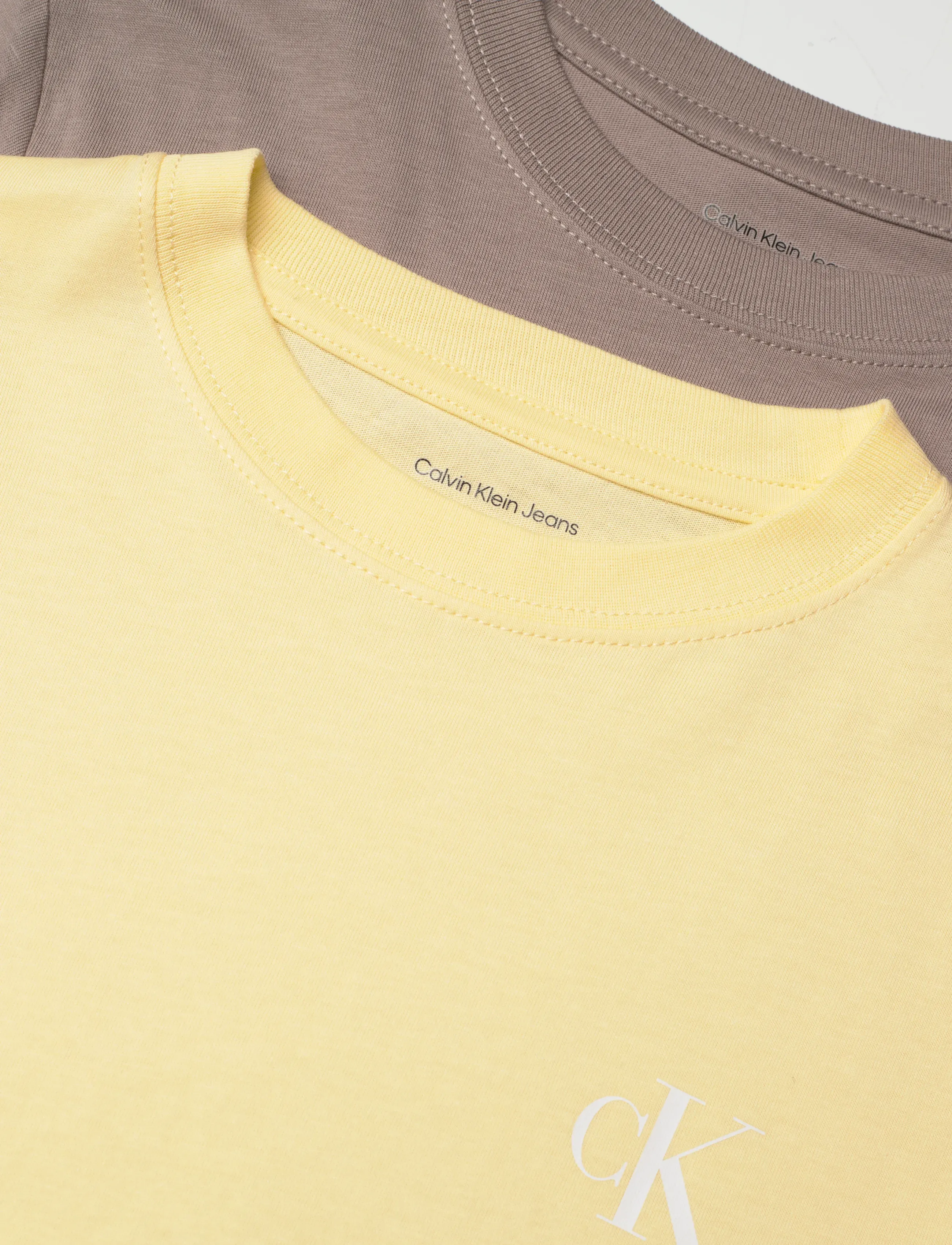 Calvin Klein - 2-PACK MONOGRAM TOP - t-shirts - french vanilla 12-0722 tcx - 5