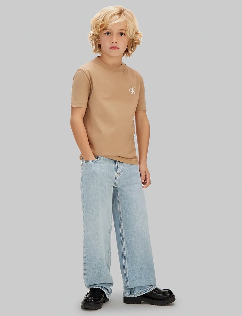 Calvin Klein - 2-PACK MONOGRAM TOP - kurzärmelige - f&t 17-1038 tcx tigers eye - 2