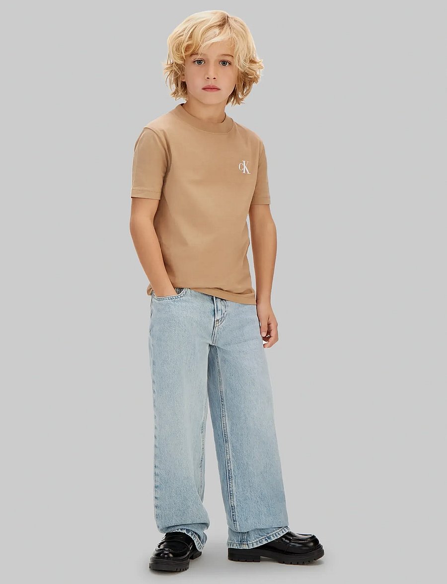 Calvin Klein - 2-PACK MONOGRAM TOP - kurzärmelige - f&t 17-1038 tcx tigers eye - 2