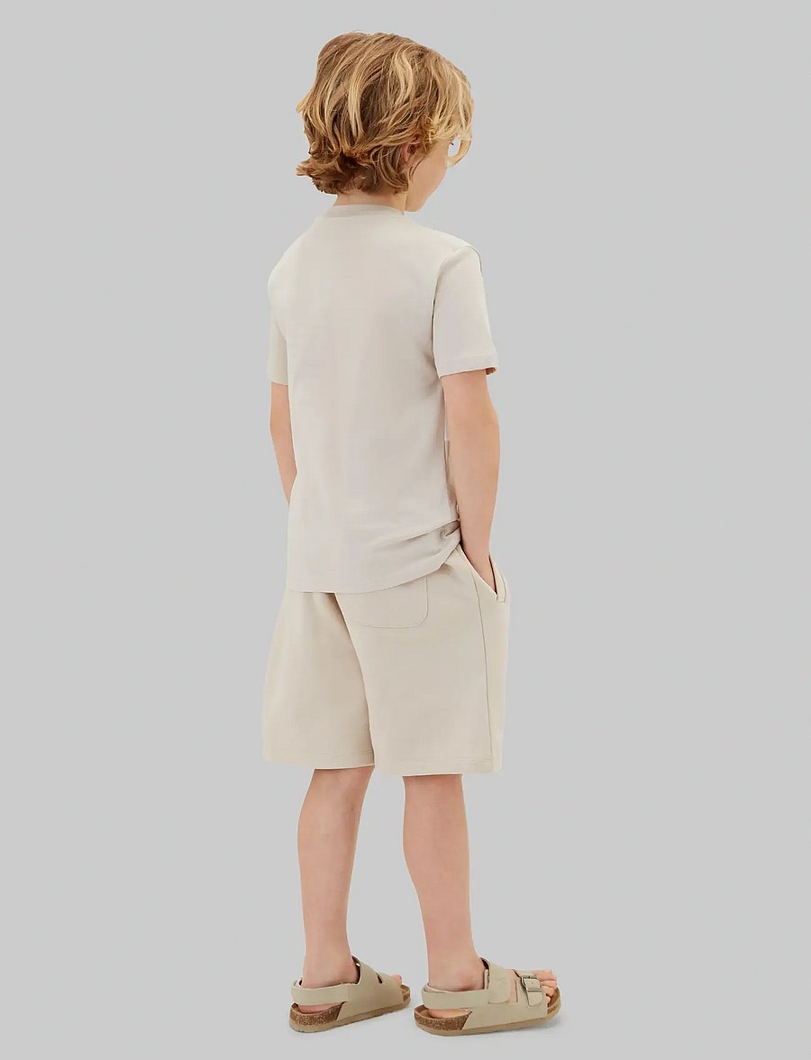 Calvin Klein - COLOR BLOCK 2-P T-SHIRTS - kortærmede t-shirts - oatmeal 13-0401 tcx - 3