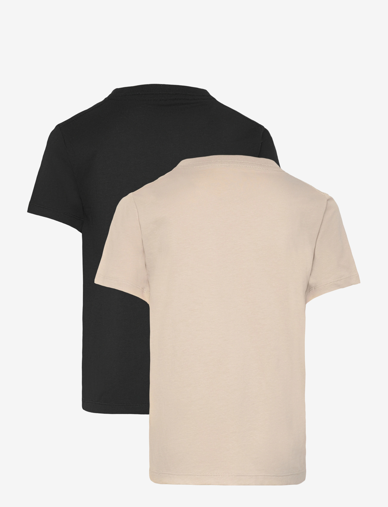 Calvin Klein - COLOR BLOCK 2-P T-SHIRTS - lühikeste varrukatega t-särgid - oatmeal 13-0401 tcx - 2
