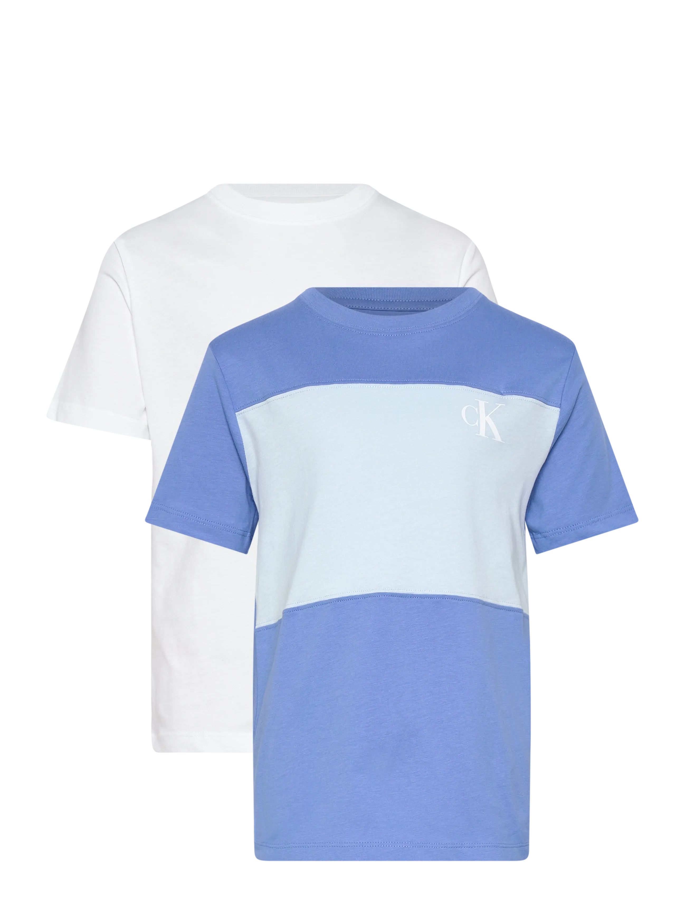 Calvin Klein COLOR BLOCK 2-P T-SHIRTS - Calvin Klein - PROVENCE 16-4032 TCX / blue