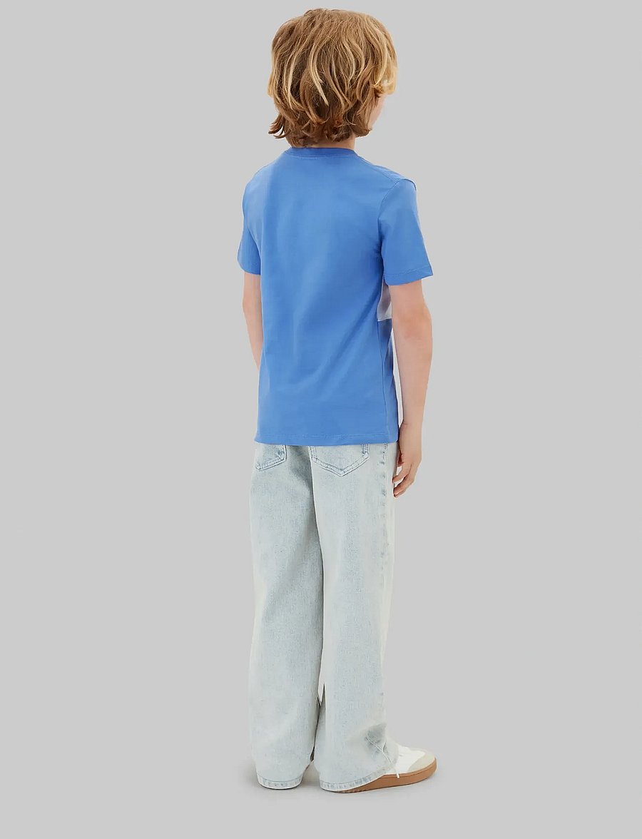 Calvin Klein - COLOR BLOCK 2-P T-SHIRTS - kortærmede t-shirts - provence 16-4032 tcx - 3