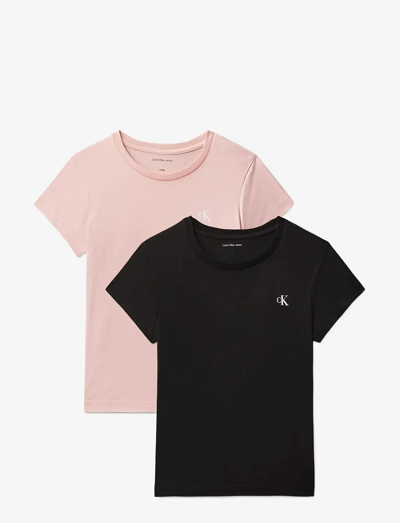 Calvin Klein - CK 2PK TEE - lühikeste varrukatega t-särgid - 1716 black - 1